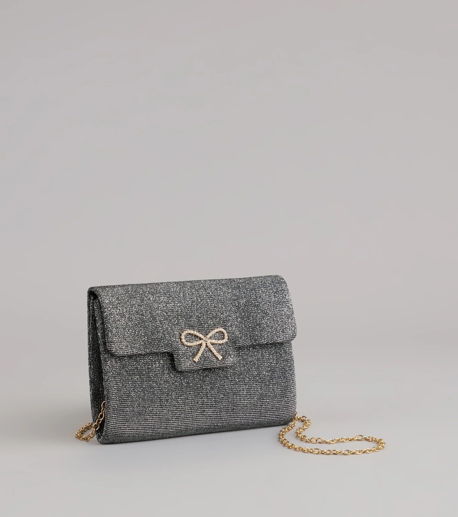 Put A Bow On It Sparkle Clutch