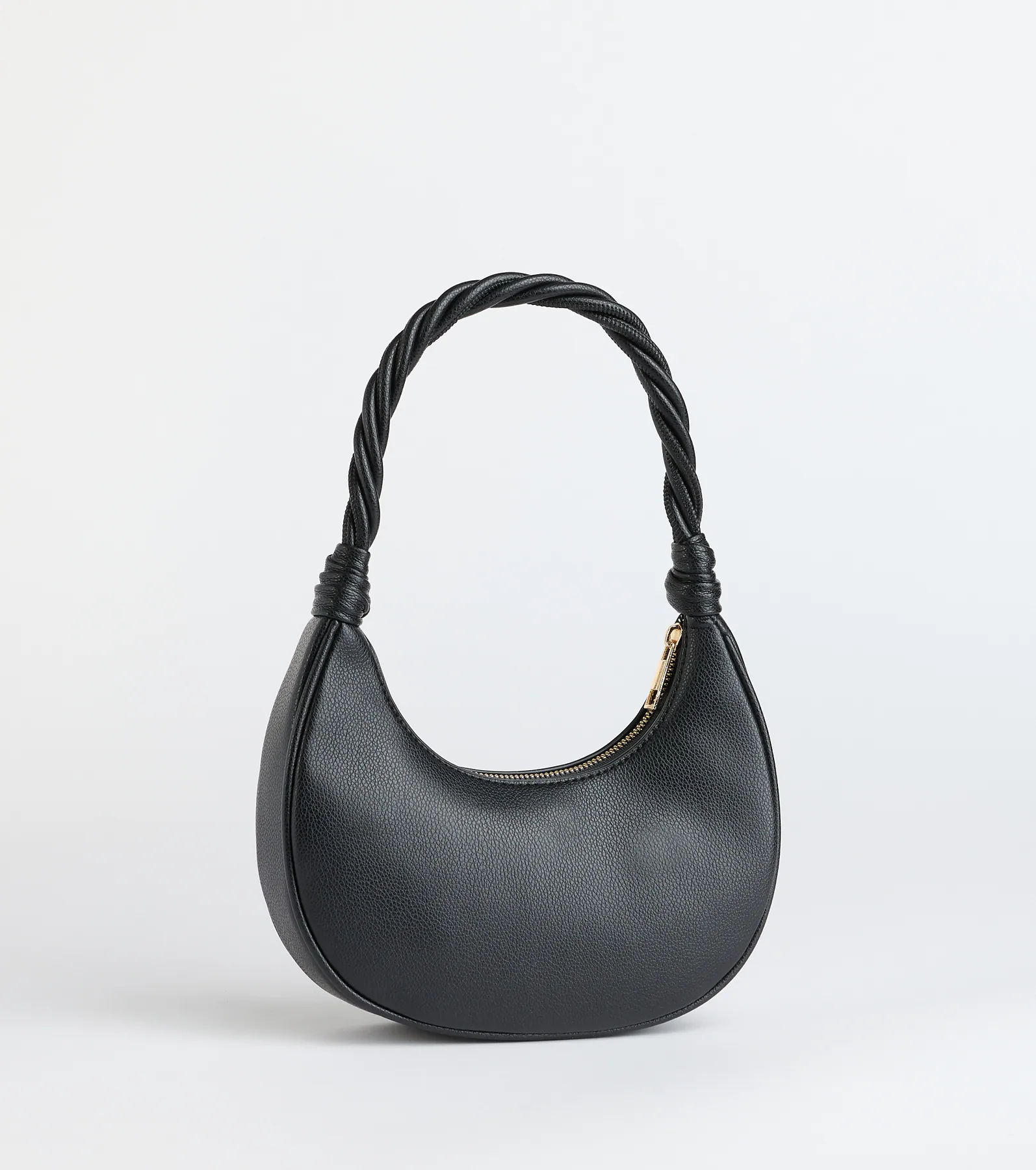 Don't Get It Twisted Faux Leather Shoulder Bag