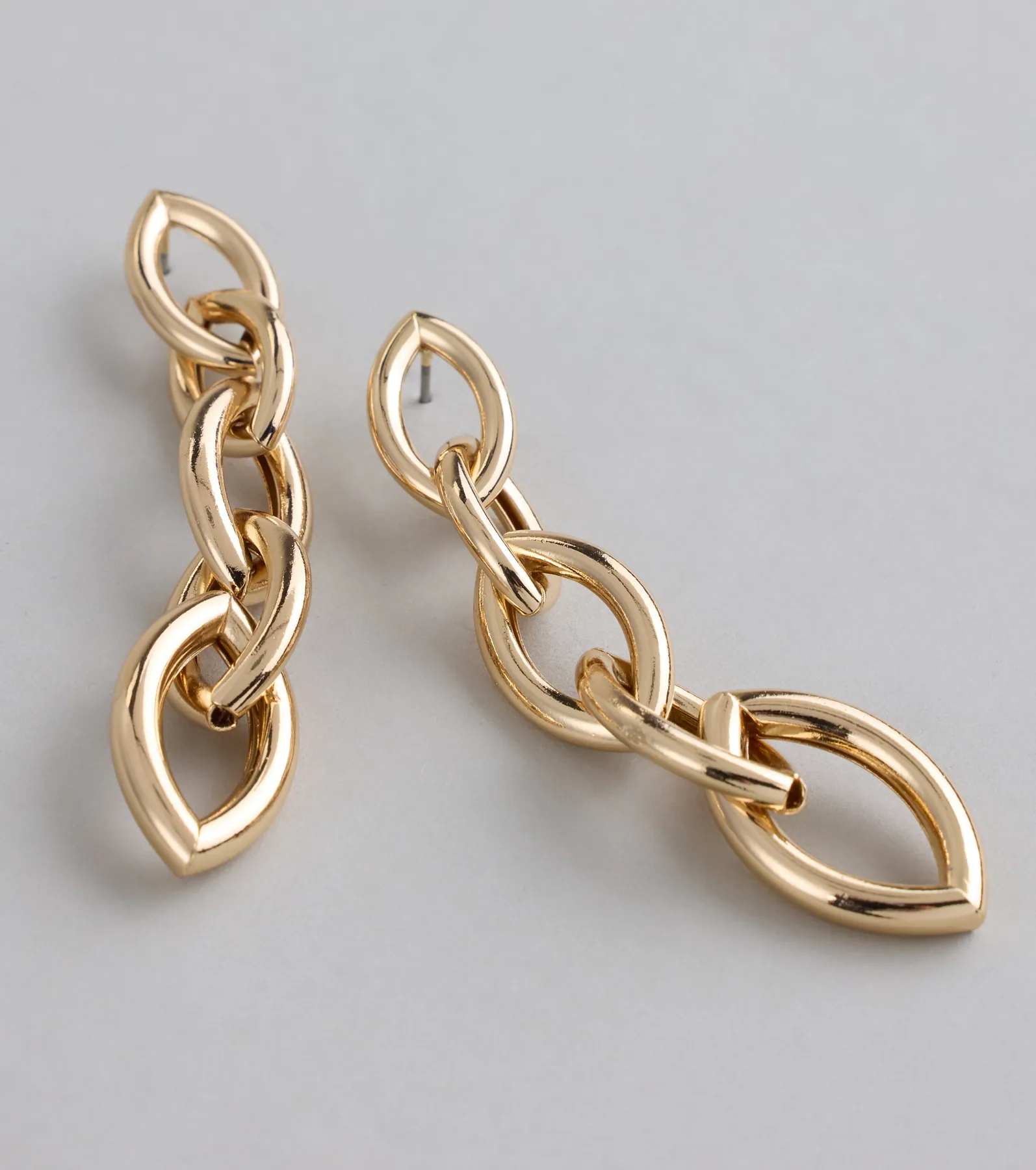 Linked Up And Luxe Chain Earrings