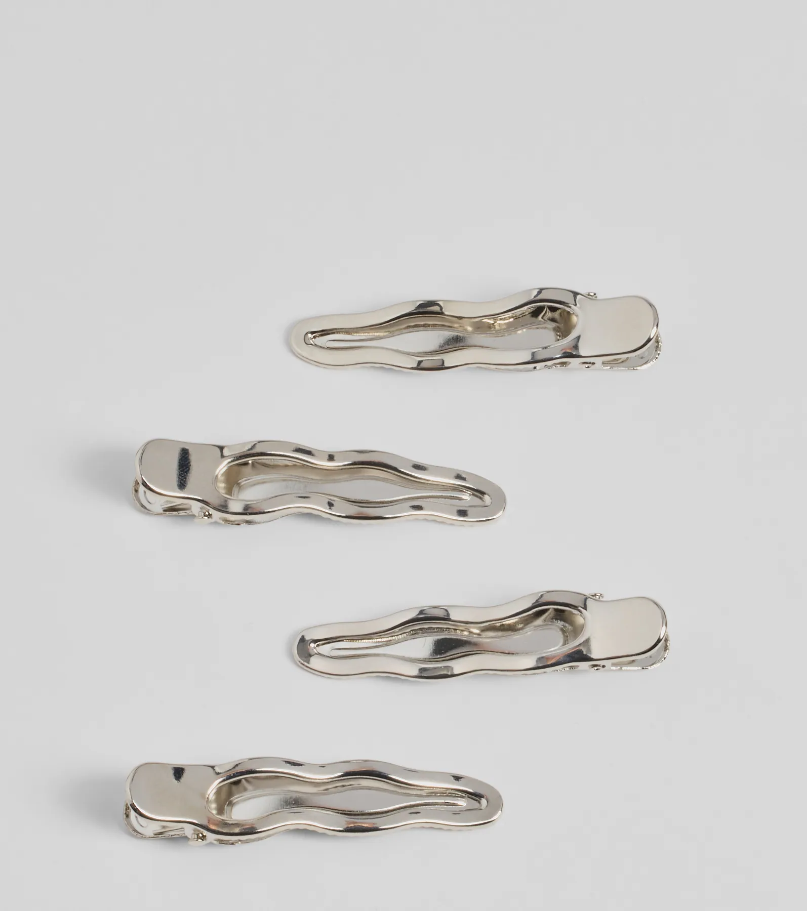 Geometric Twist Hair Clip Set