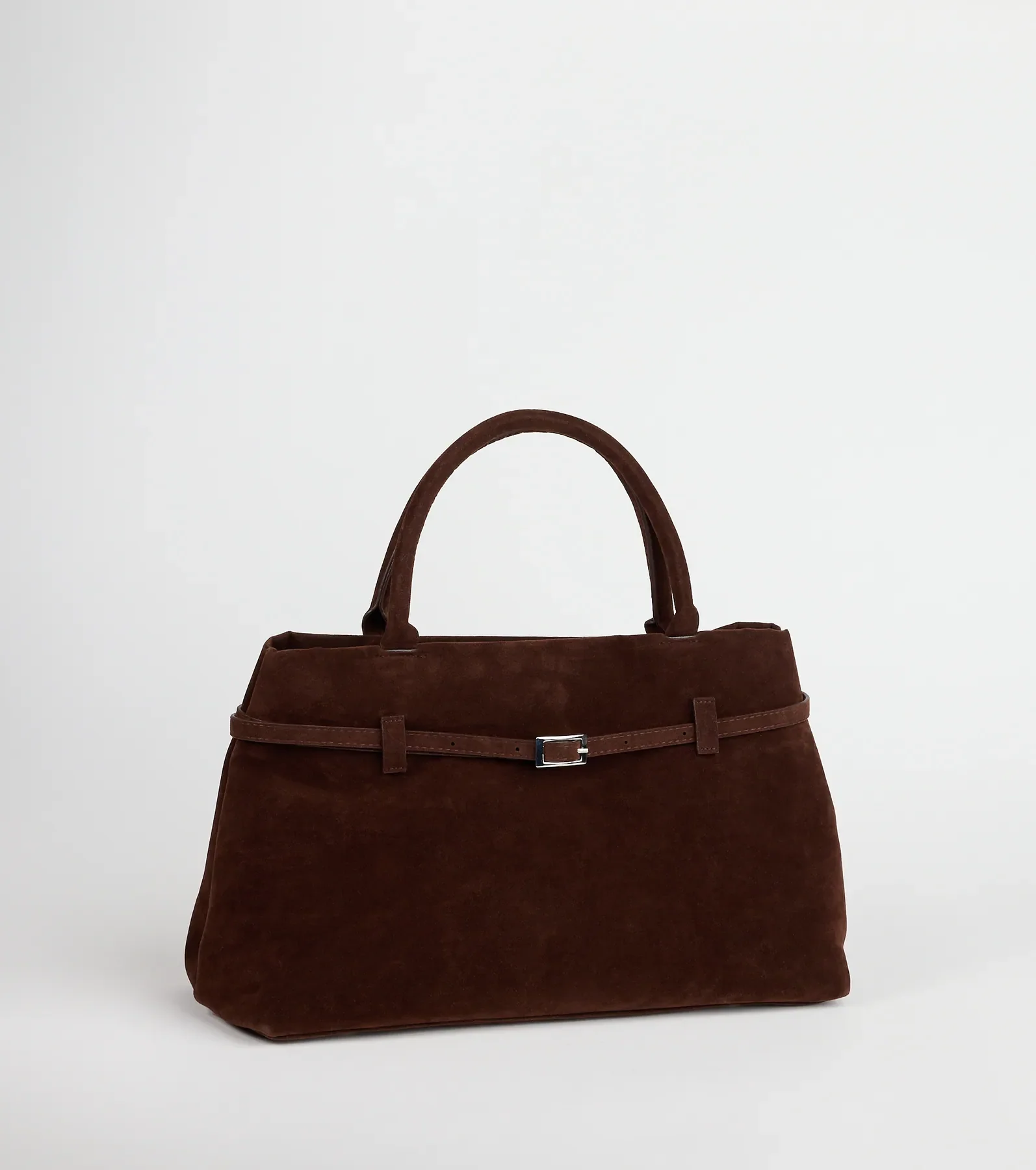 So Elevated Buckle Strap Satchel Bag