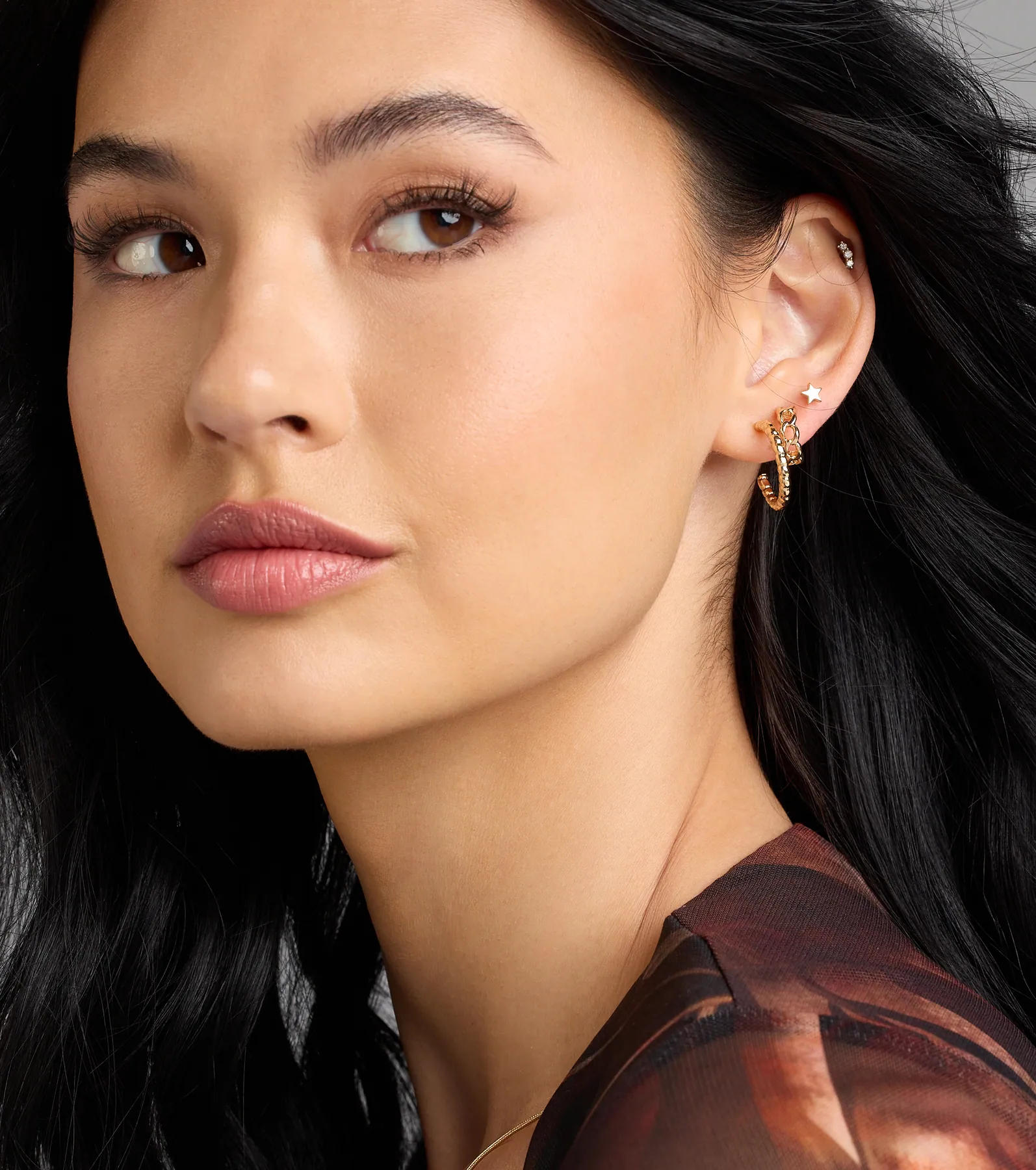 Trendy Radiance Six-Pack Hoop And Huggie Earrings