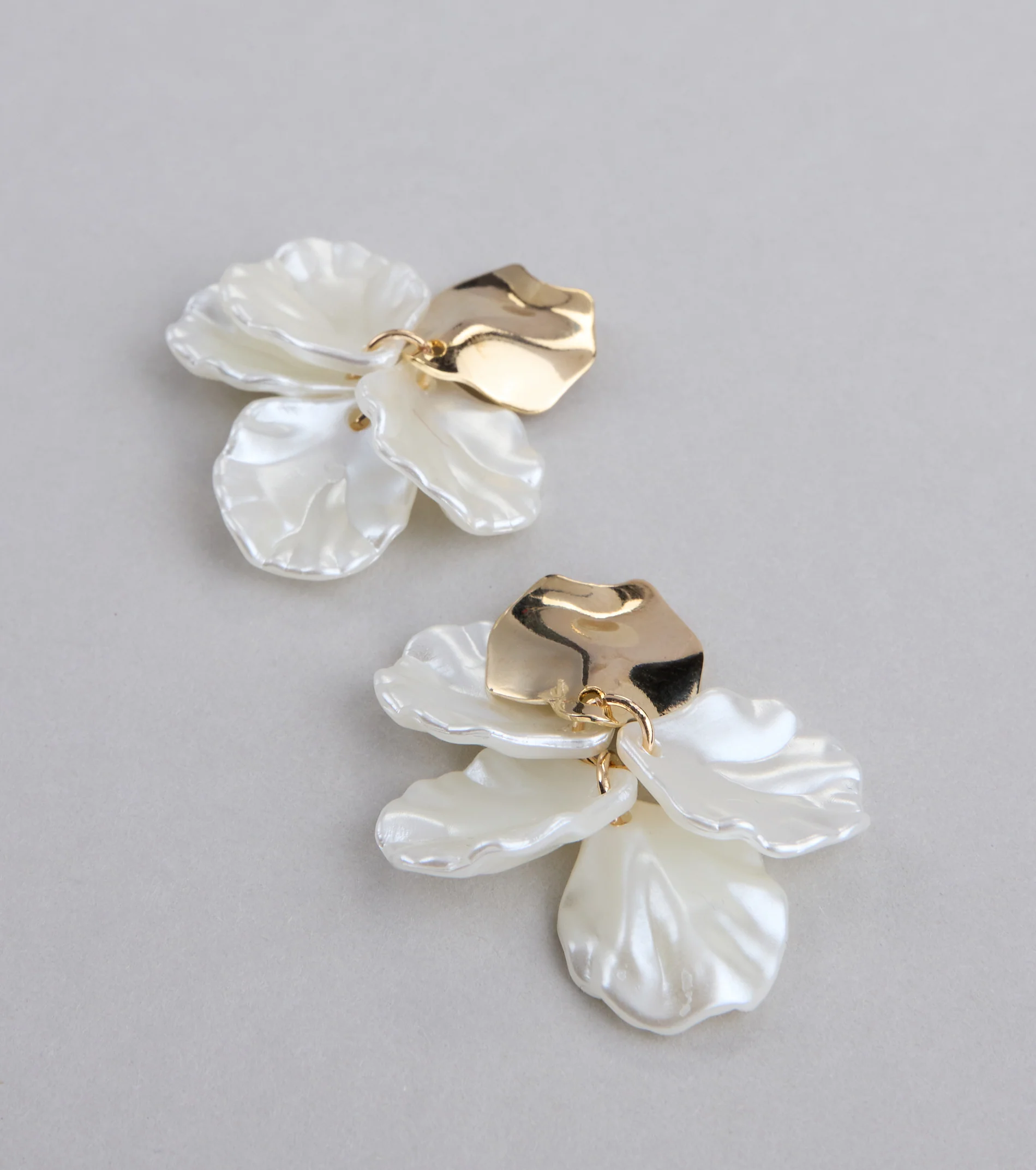 Delicate Drama Petal Drop Earrings