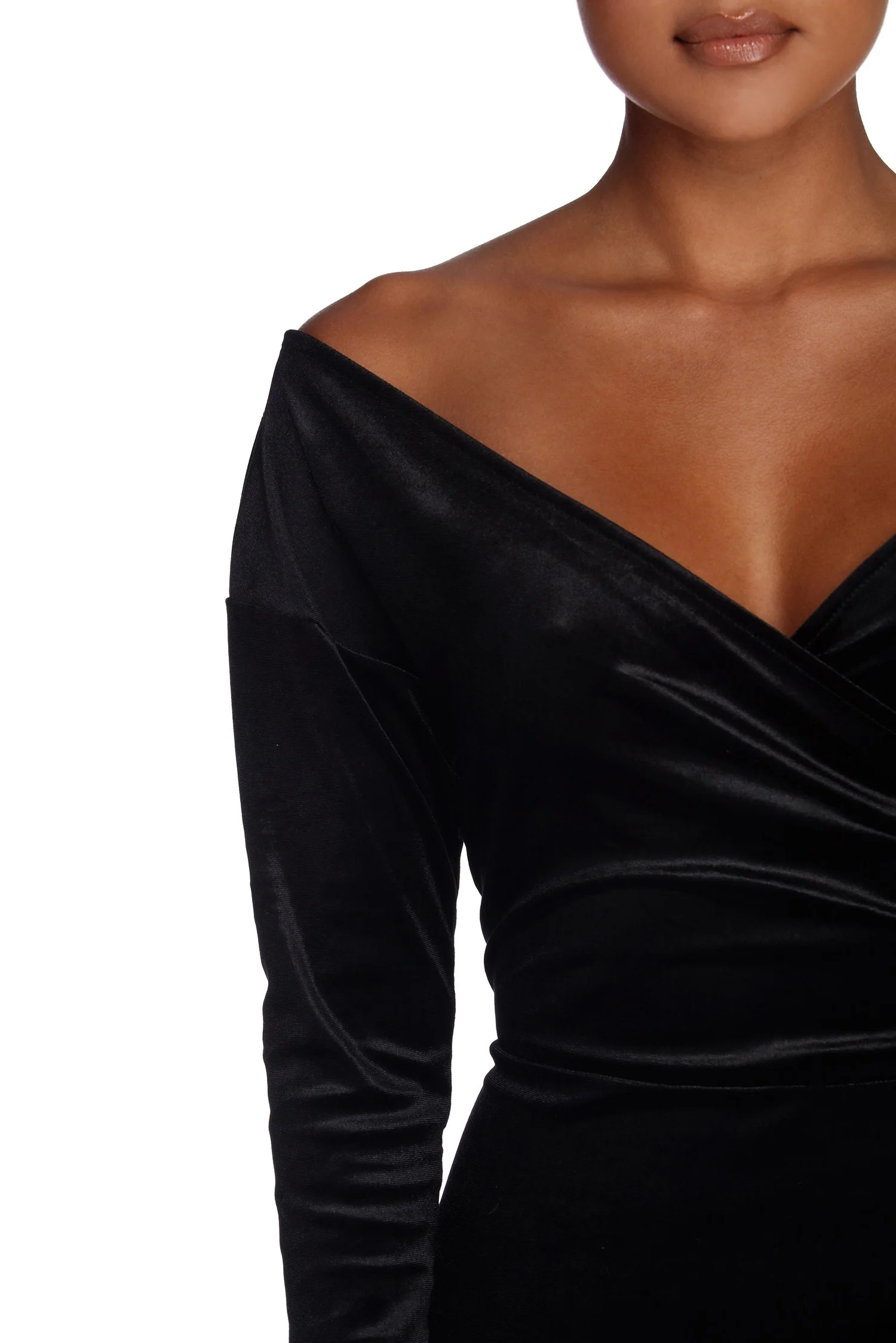 Kenia Formal Velvet Midi Dress