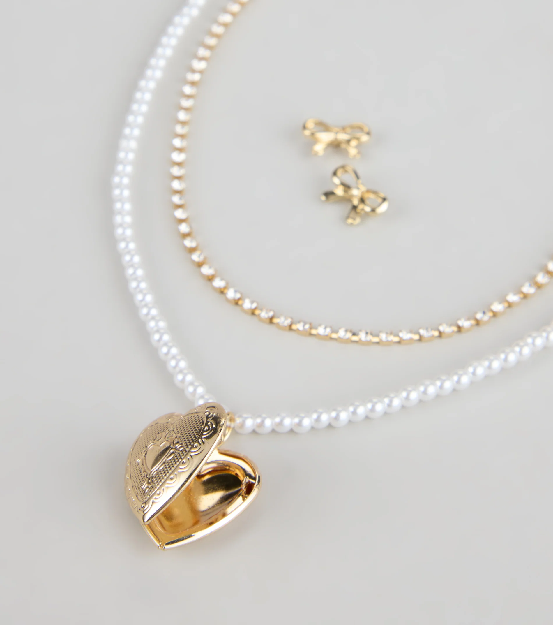 Sweetheart Vibes Necklace And Earrings Set