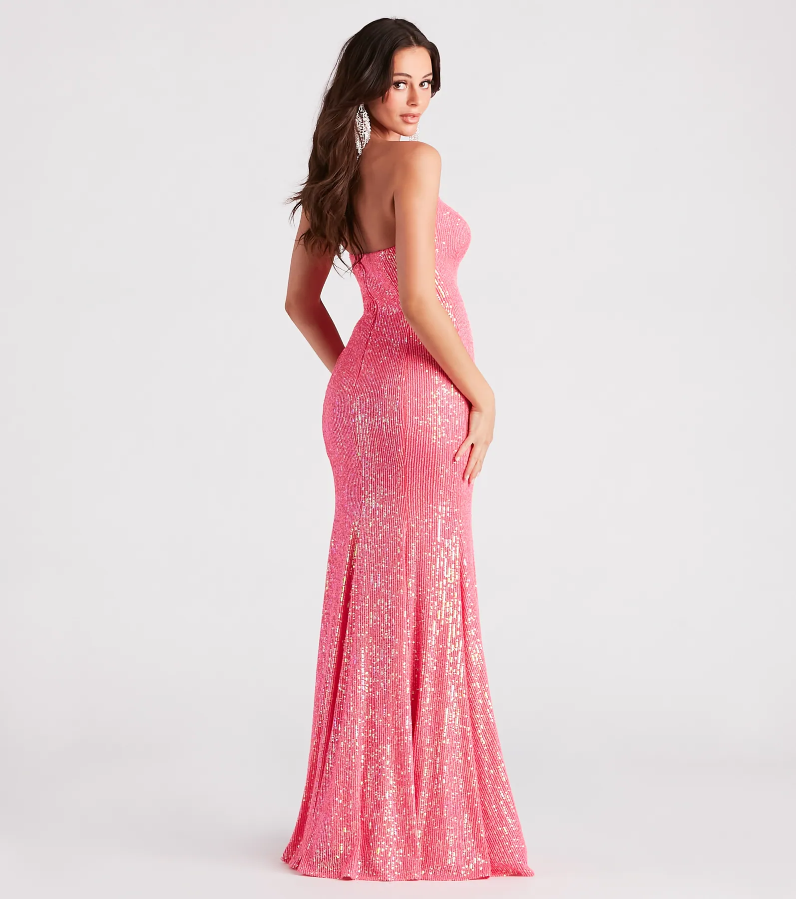 Frankie Formal Sequin Bustier Dress