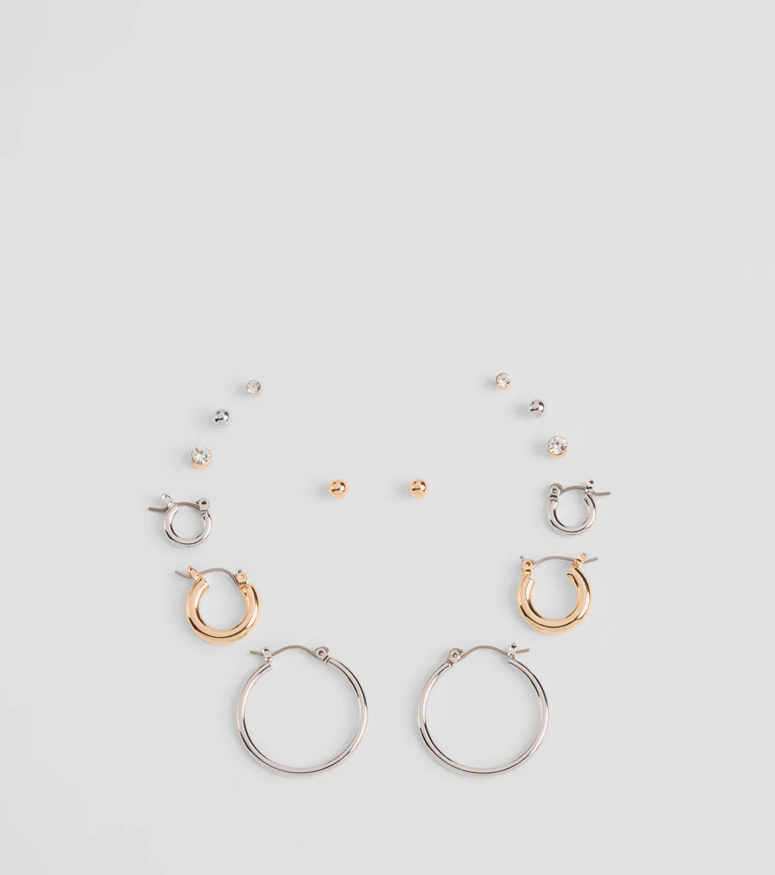 Center Of Attention Seven-Pack Earrings Set