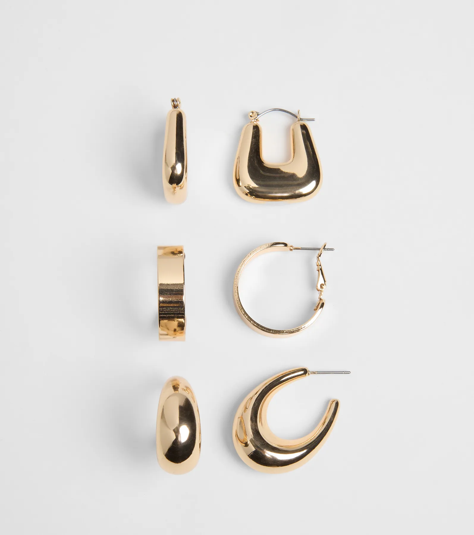 Statement Trio Three Piece Earring Set