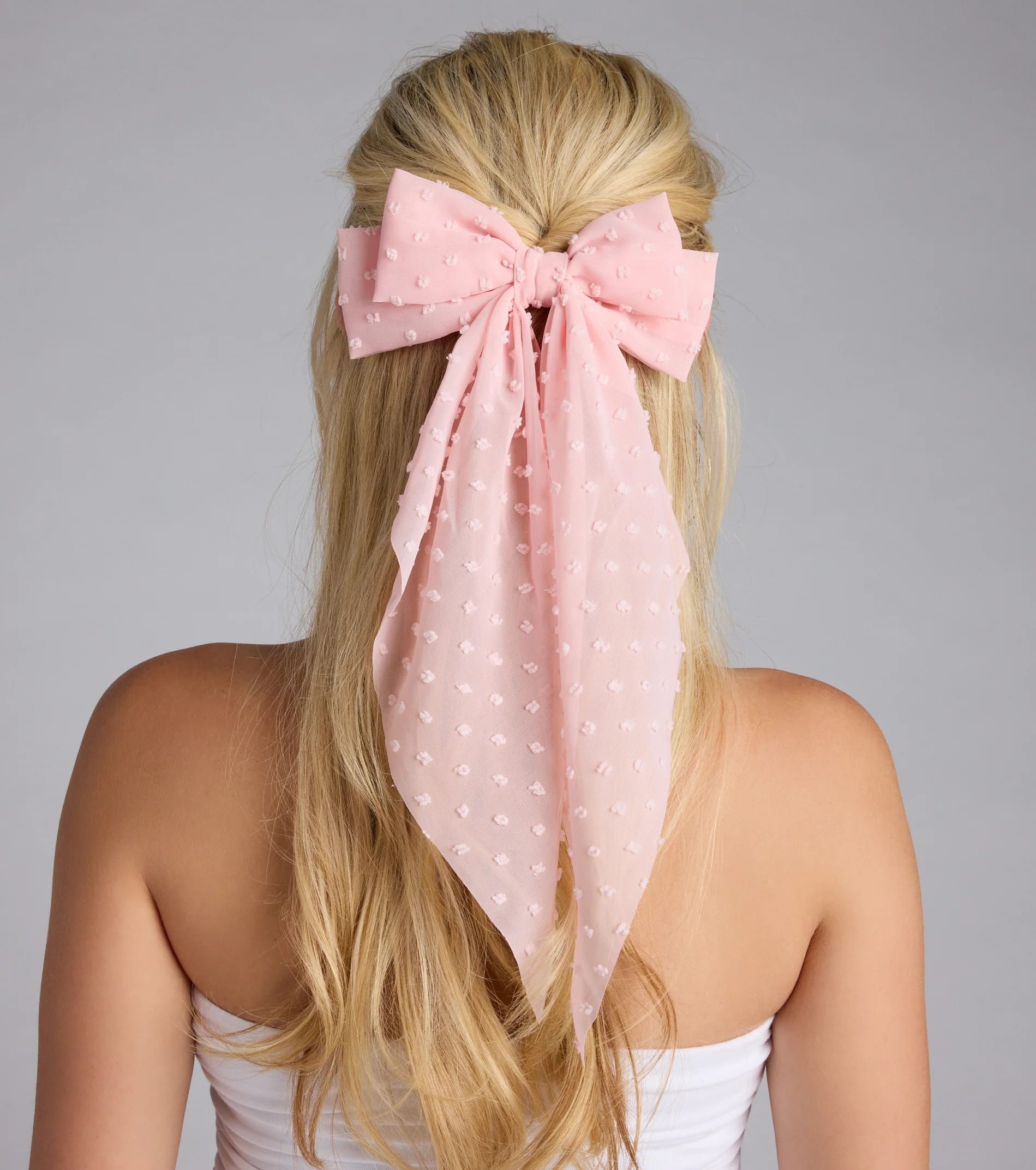 Love In the Air Sheer Hair Bow Clip
