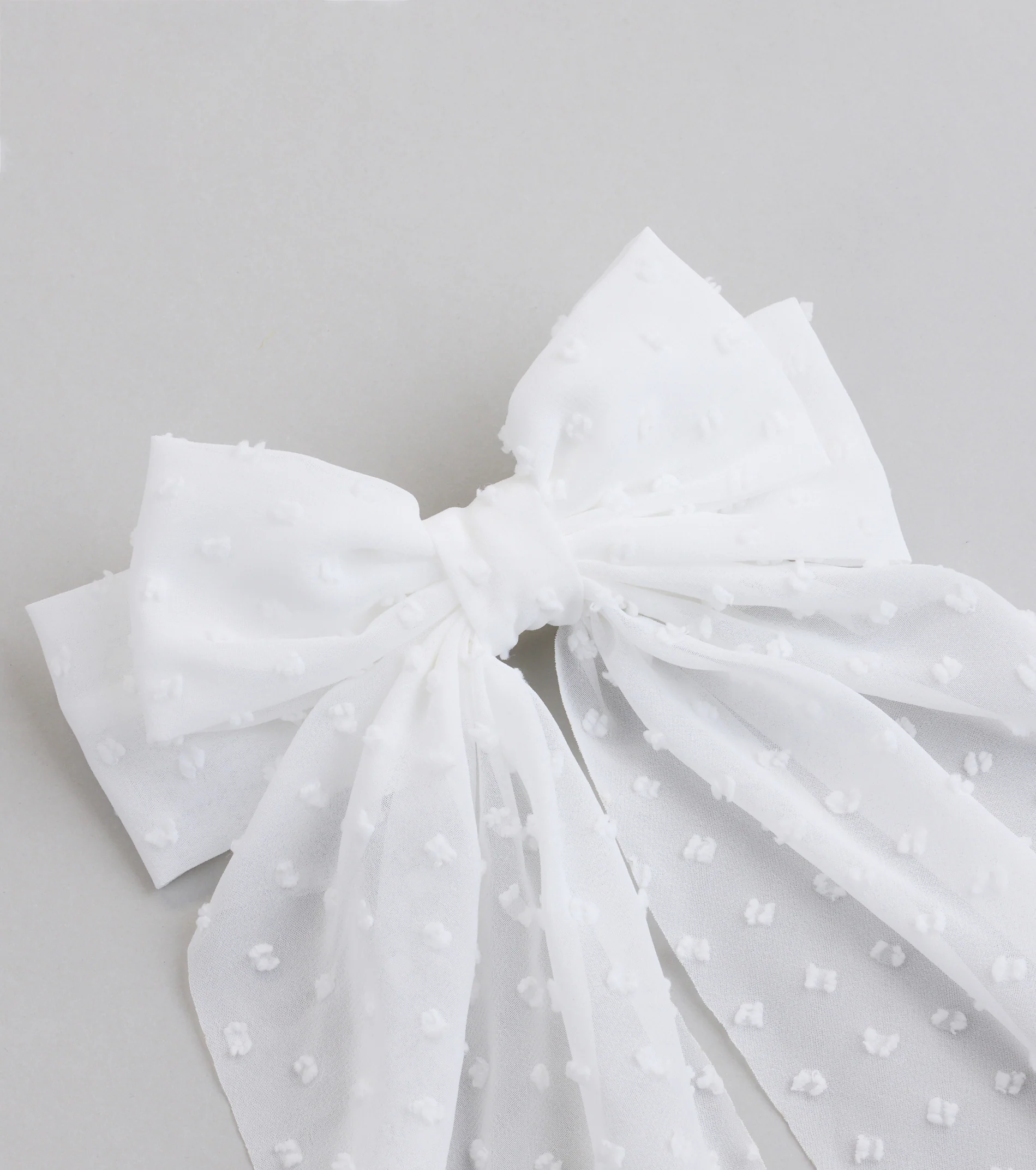 Love In the Air Sheer Hair Bow Clip
