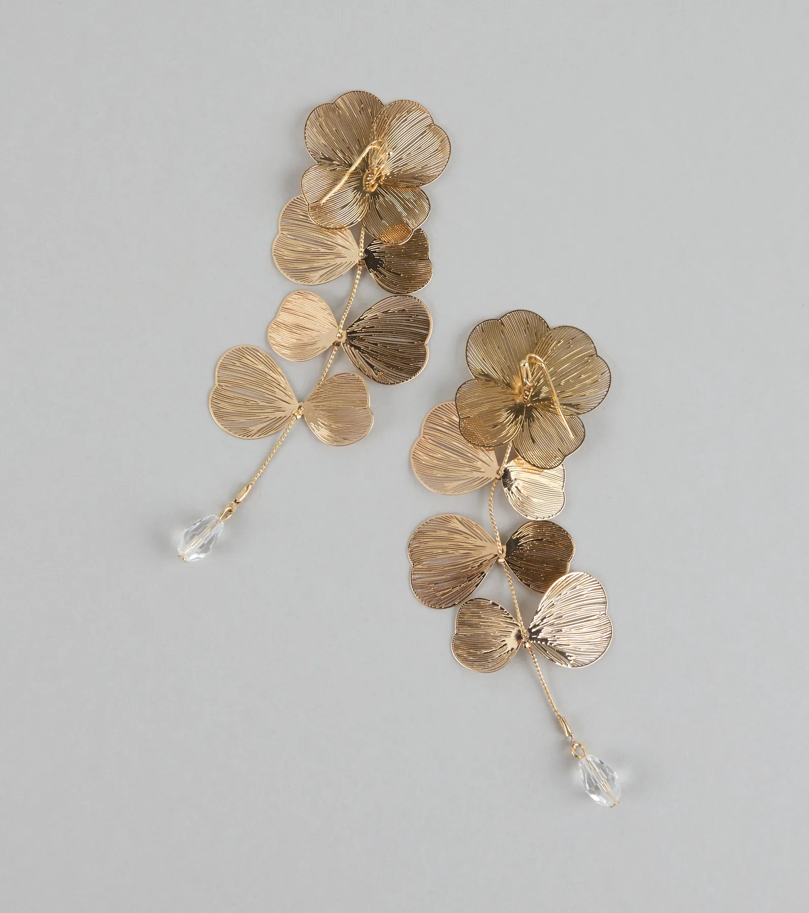 Botanic Chic Textured Leaf Earrings