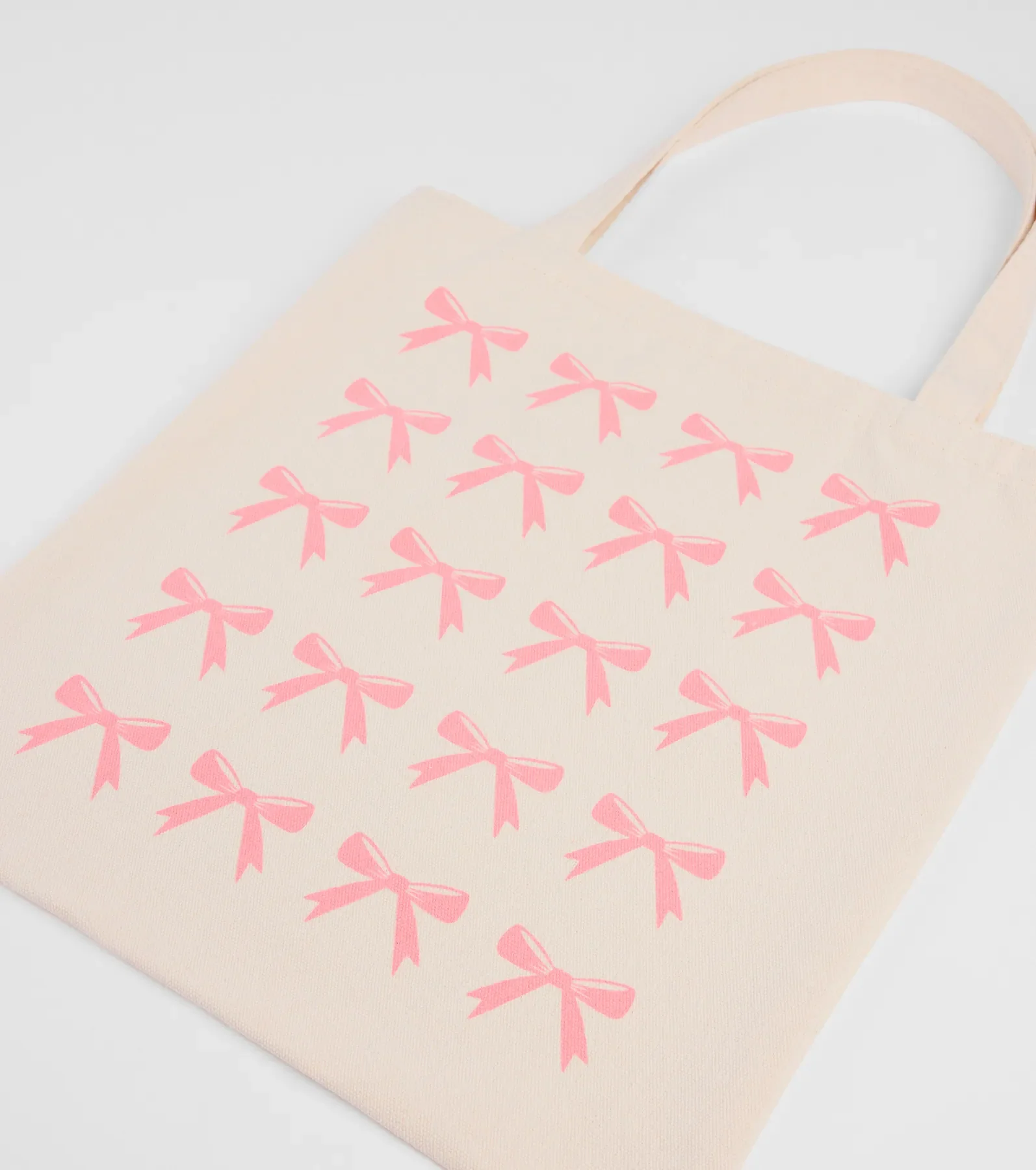 Cute Reputation Bow Graphic Canvas Tote Bag