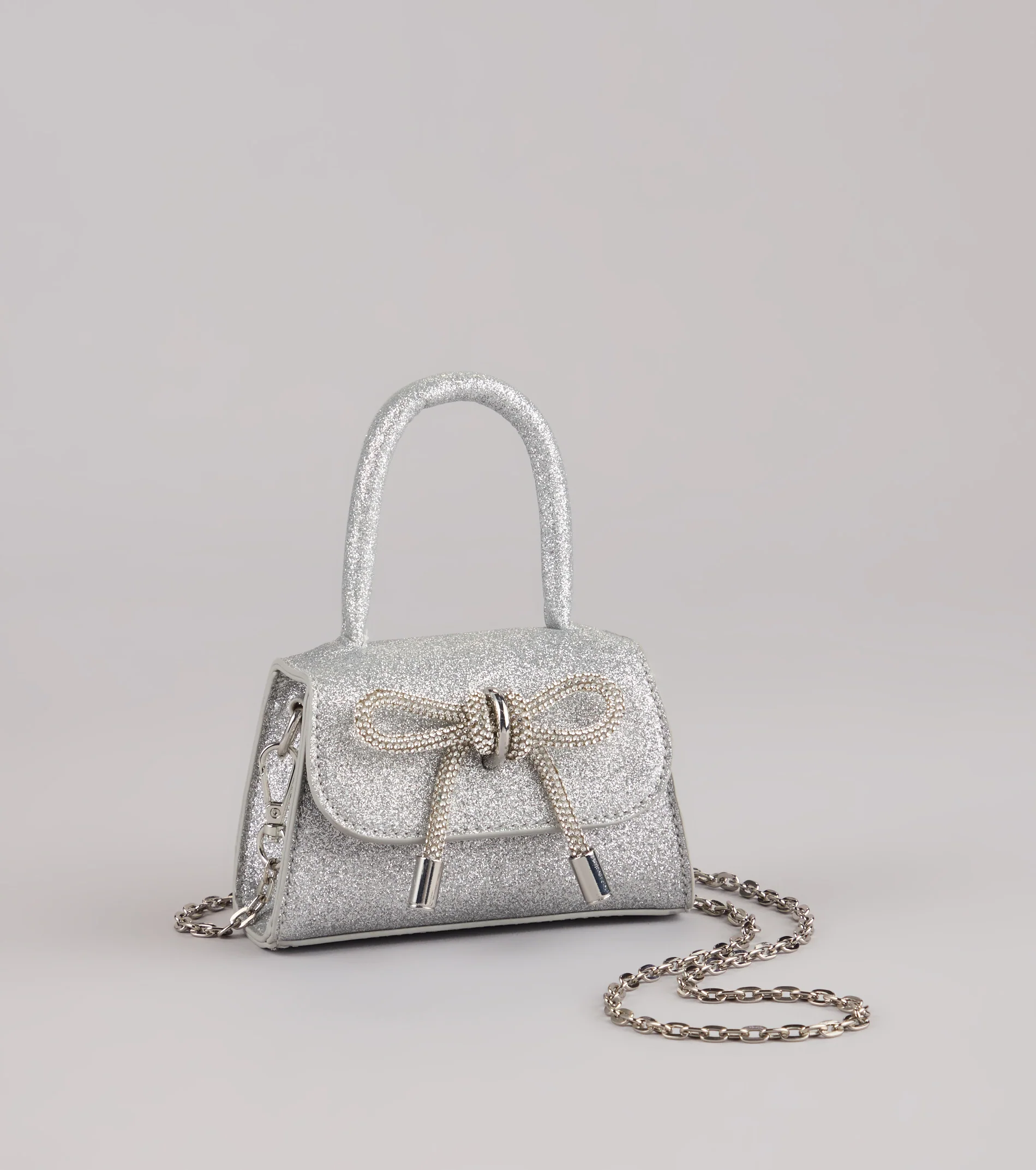 Tie It Together Glitter Mini Bag
