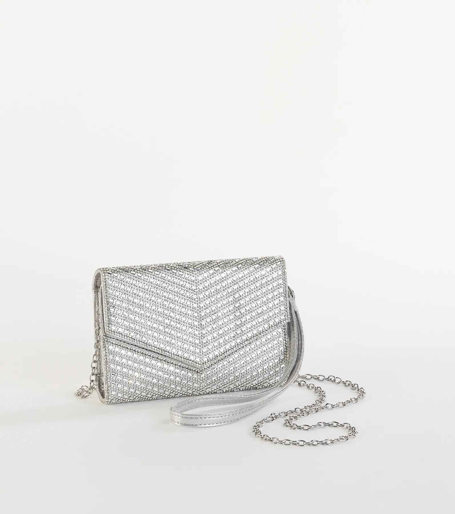 Let's Have A Toast Rhinestone Crossbody Wallet