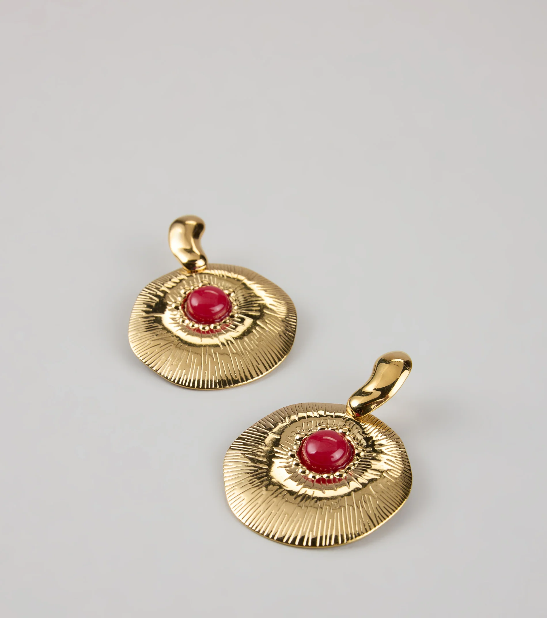 Statement Shine Stone Drop Earrings