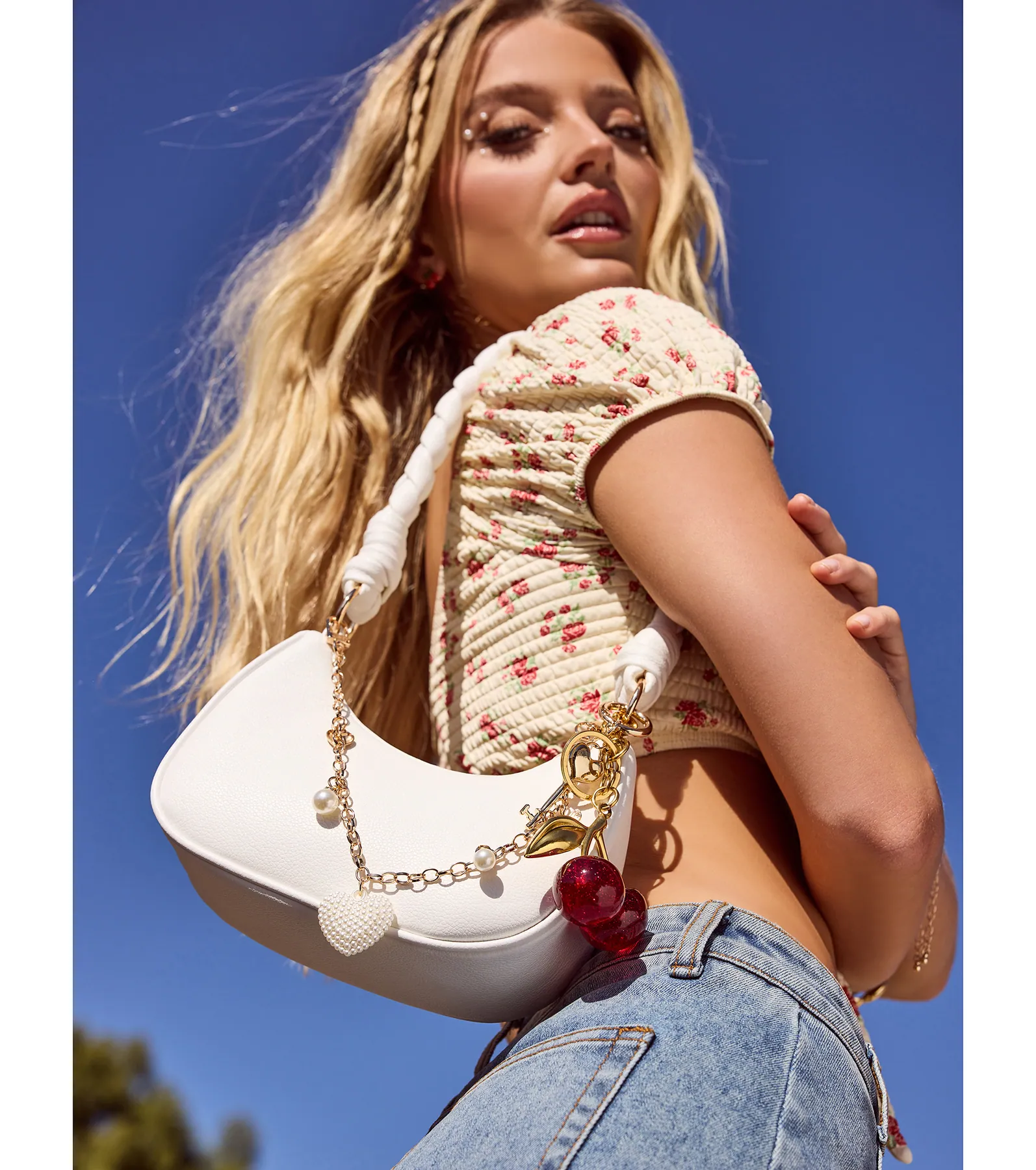 All The Vibes Braided Strap Shoulder Bag