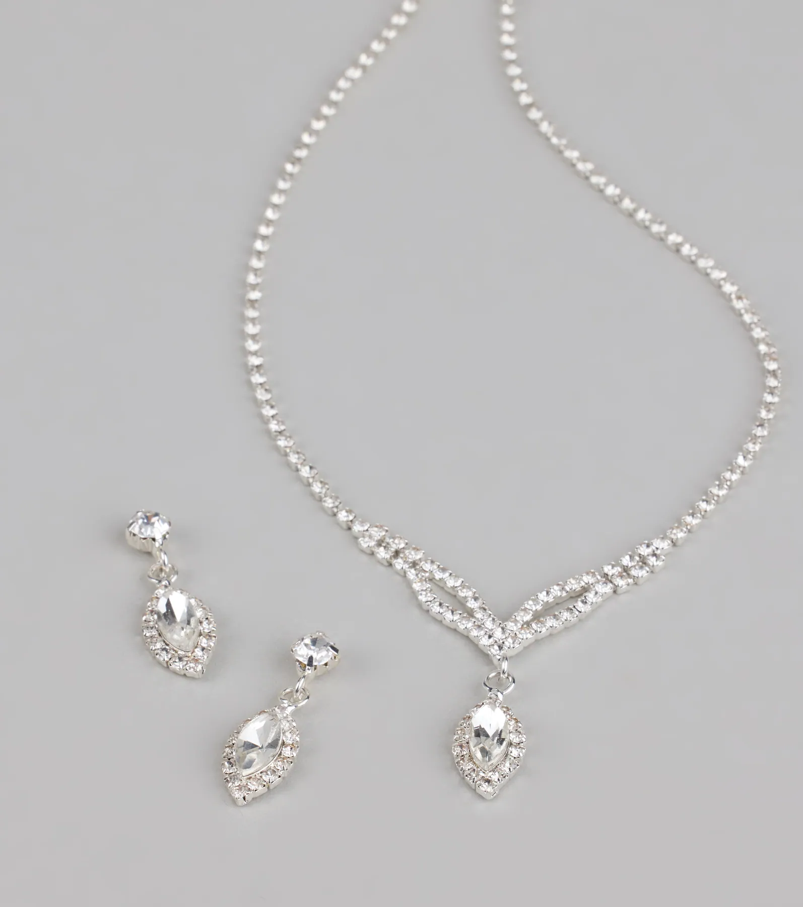 Elegance in Every Drop Necklace and Earrings Set