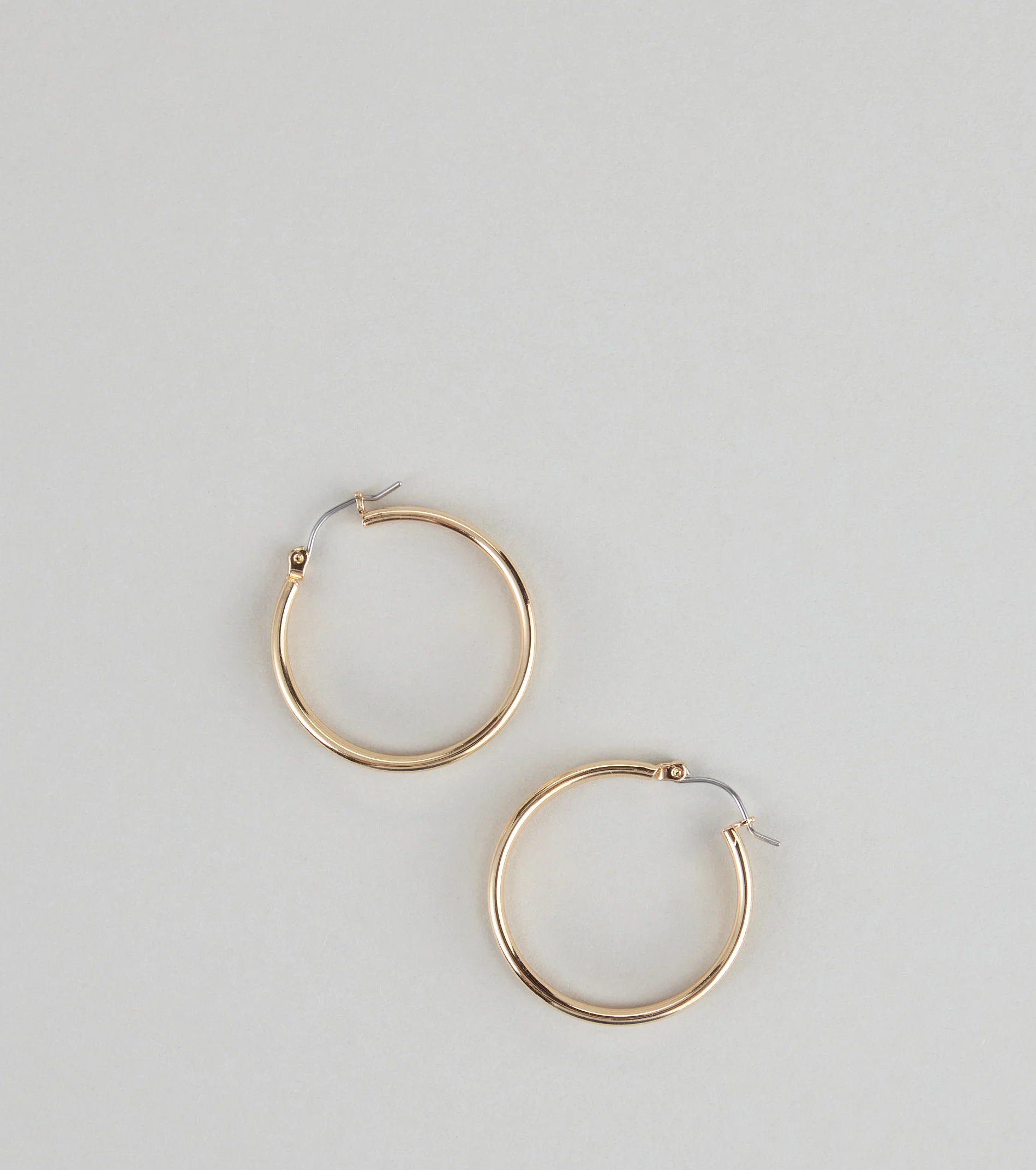Double Trouble Chunky Hoop Earrings