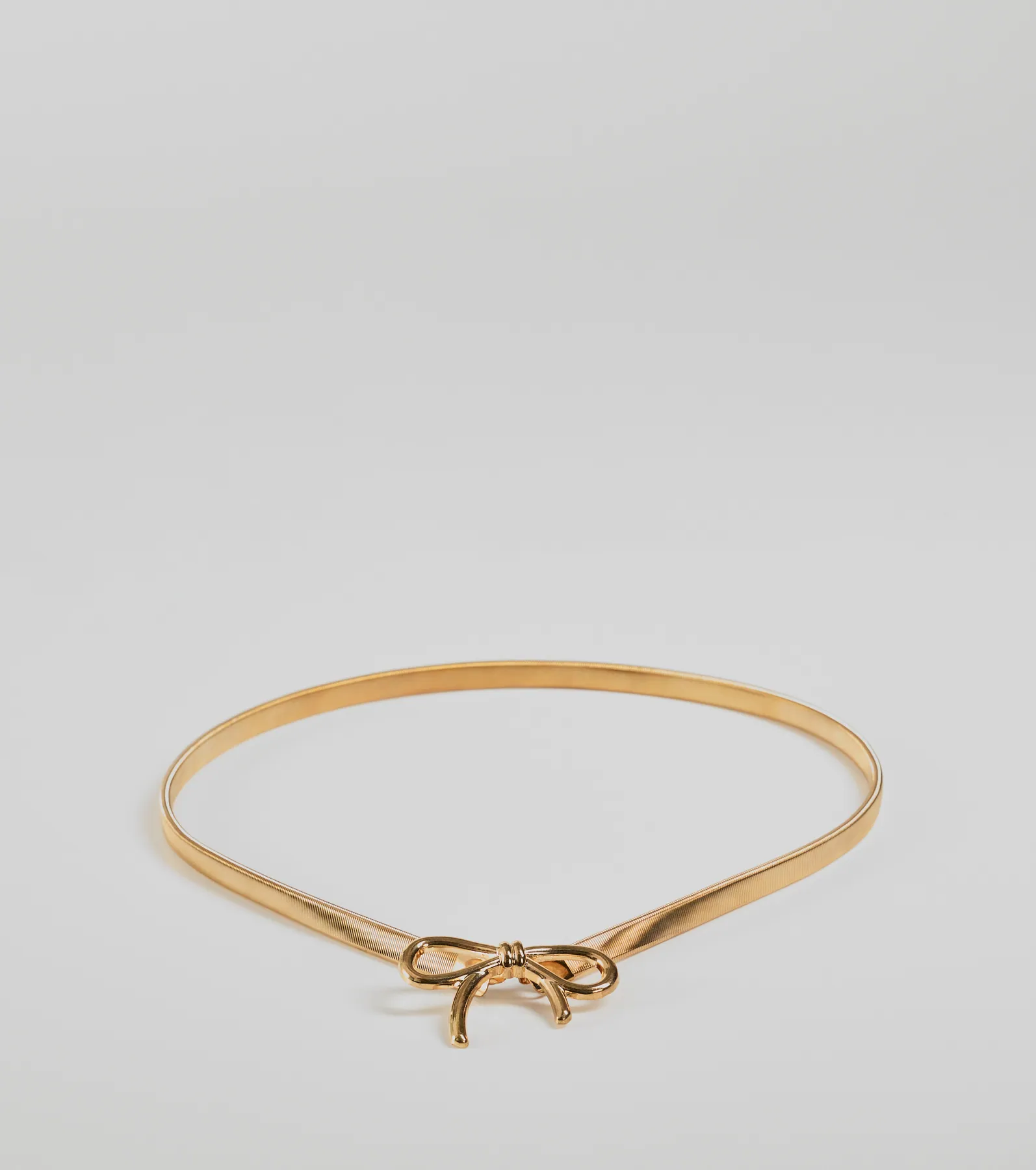 Sweetly Perfect Bow Stretch Coil Belt