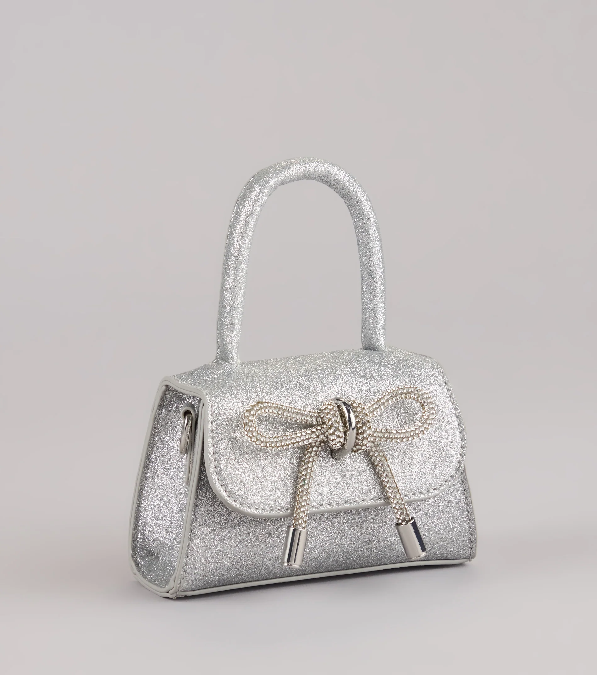 Tie It Together Glitter Mini Bag