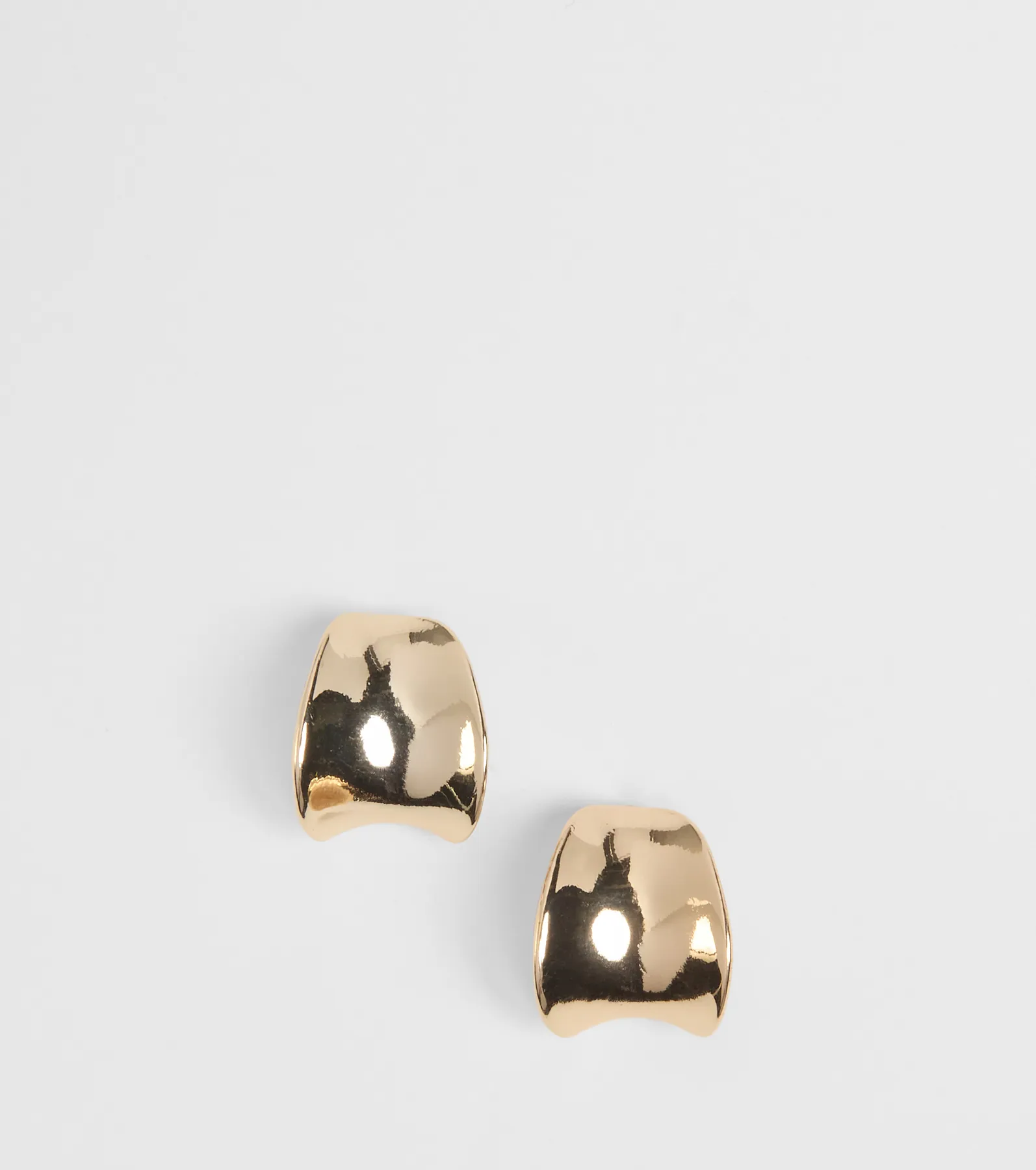 Vibe With Me Curved Half Hoop Earrings