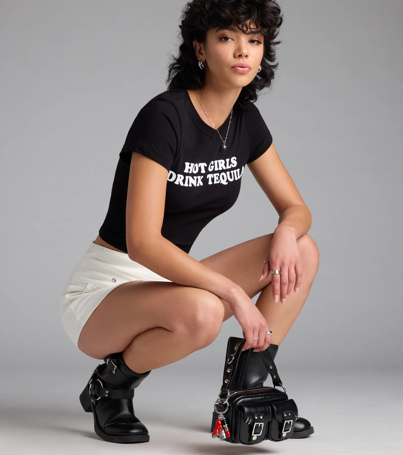 Coolest Girl Buckle Pouch Mini Bag