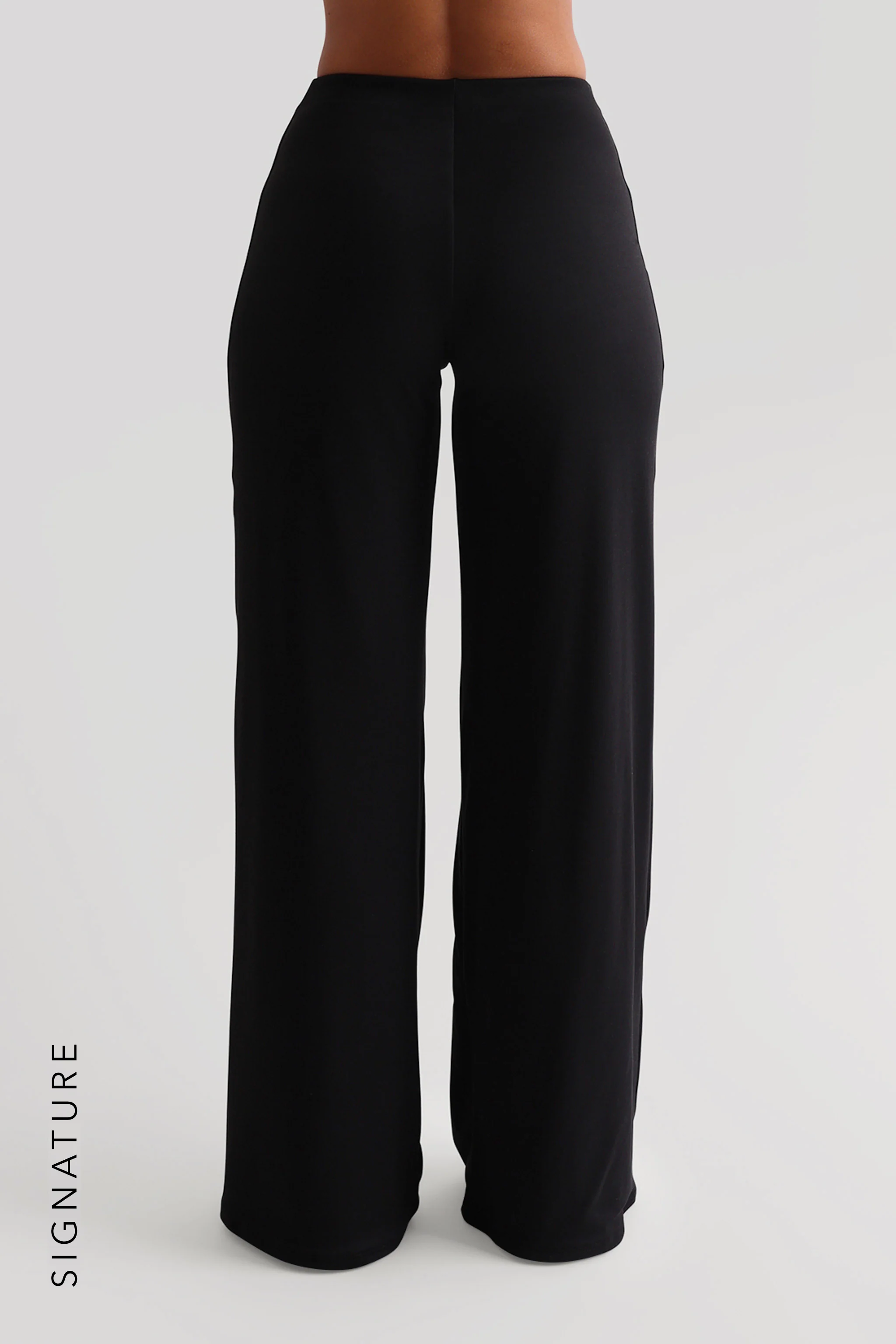 Pro-Technical Wide Leg Pants - Black