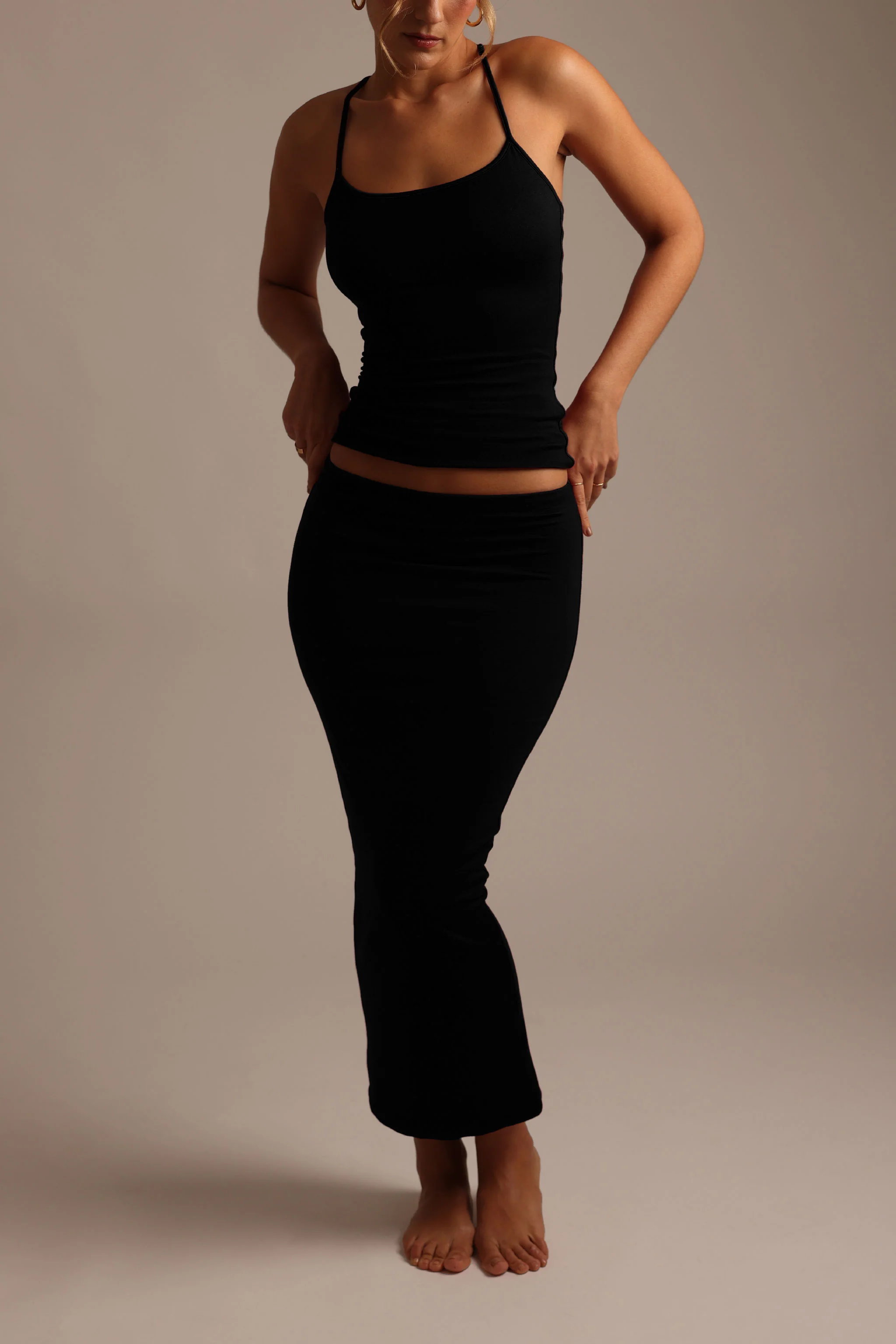 Pro-Technical Midi Skirt - Black