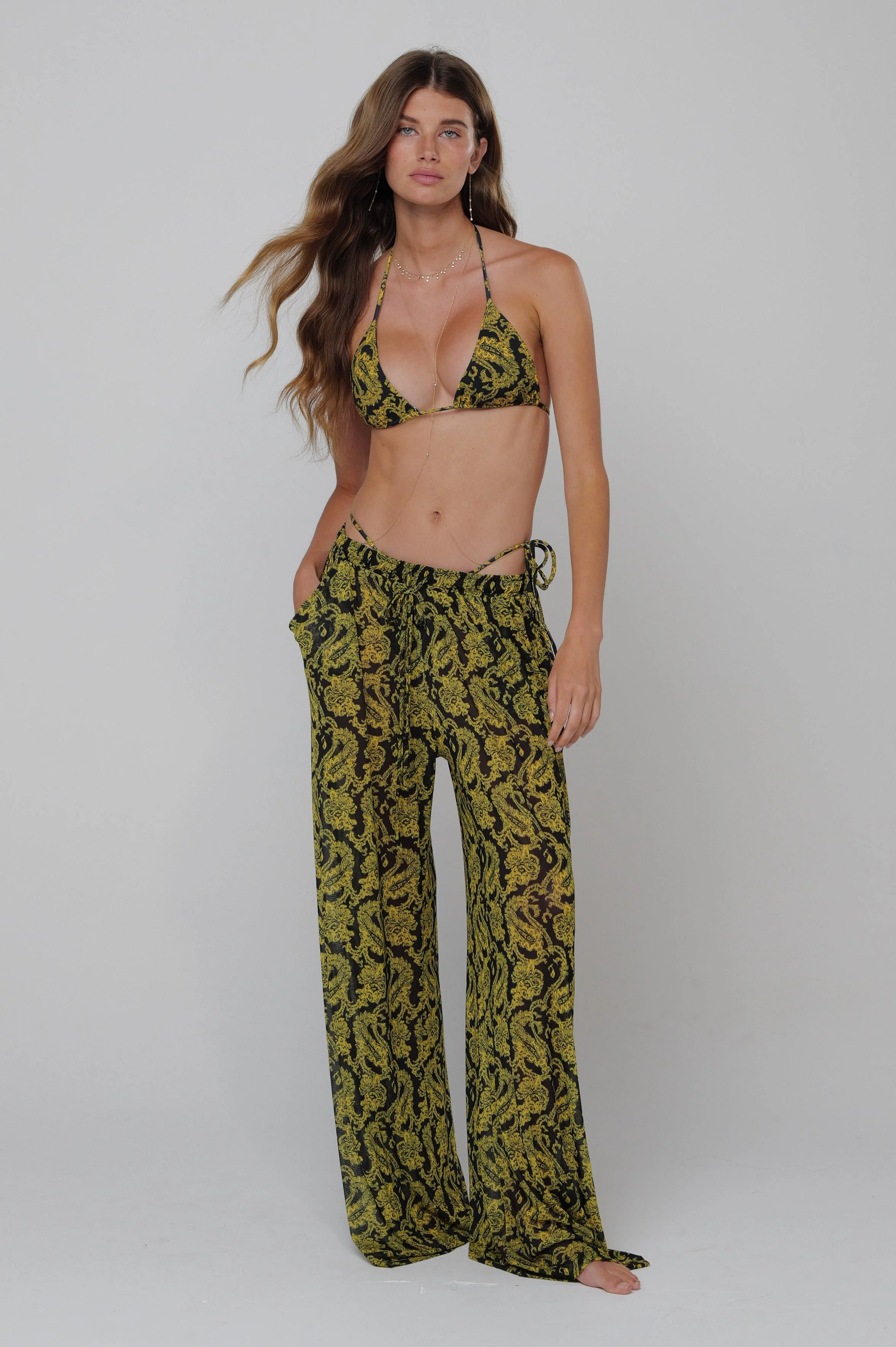 Chase Mesh Pant in Sorrento