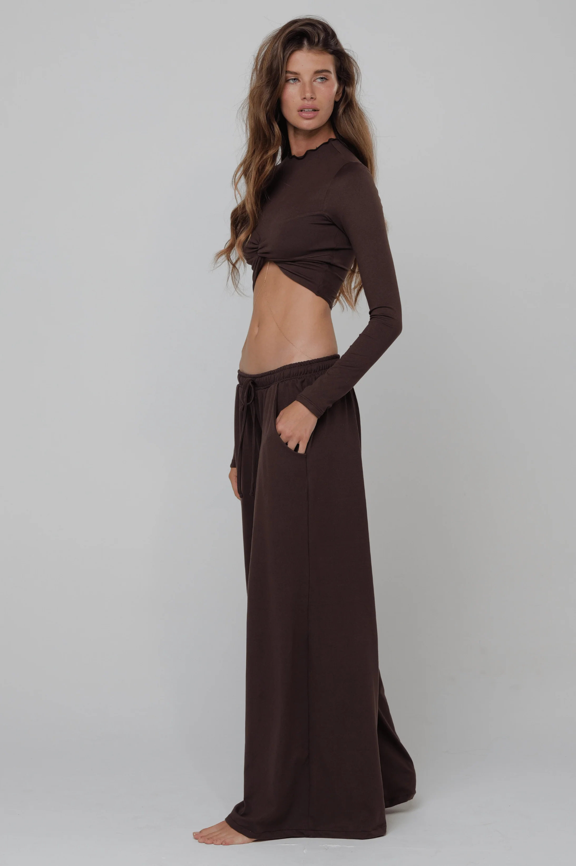 Chase Pant Second Skin in Cacoa