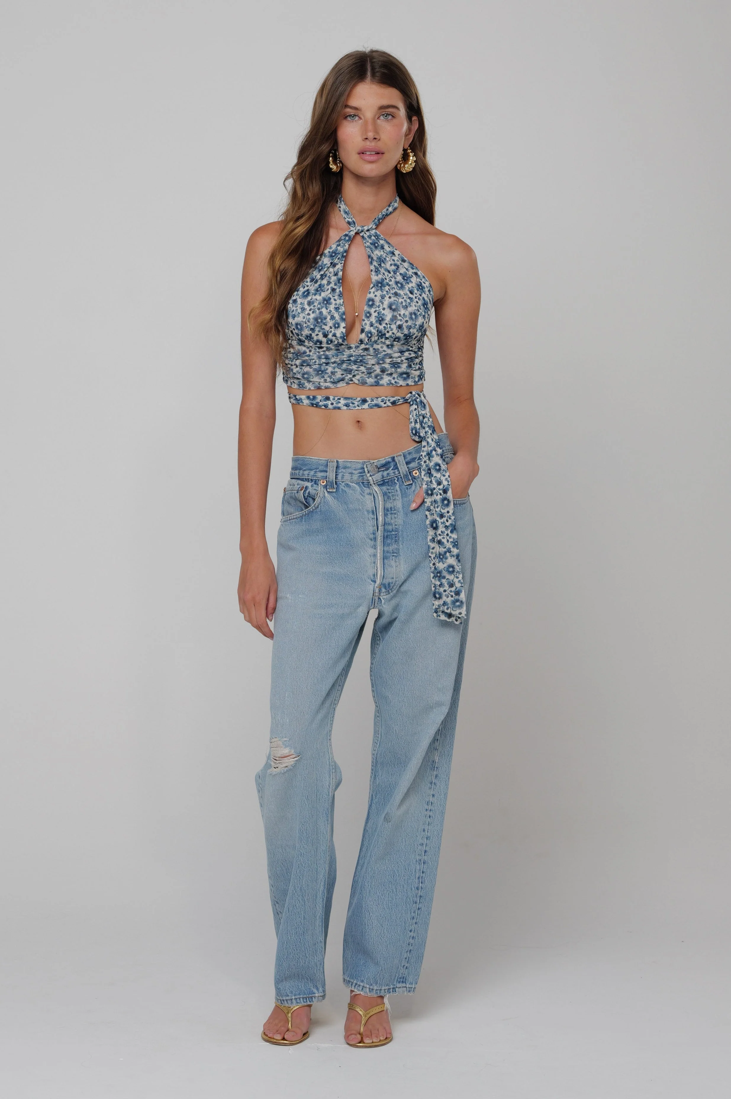 Jane Top in Wrangler