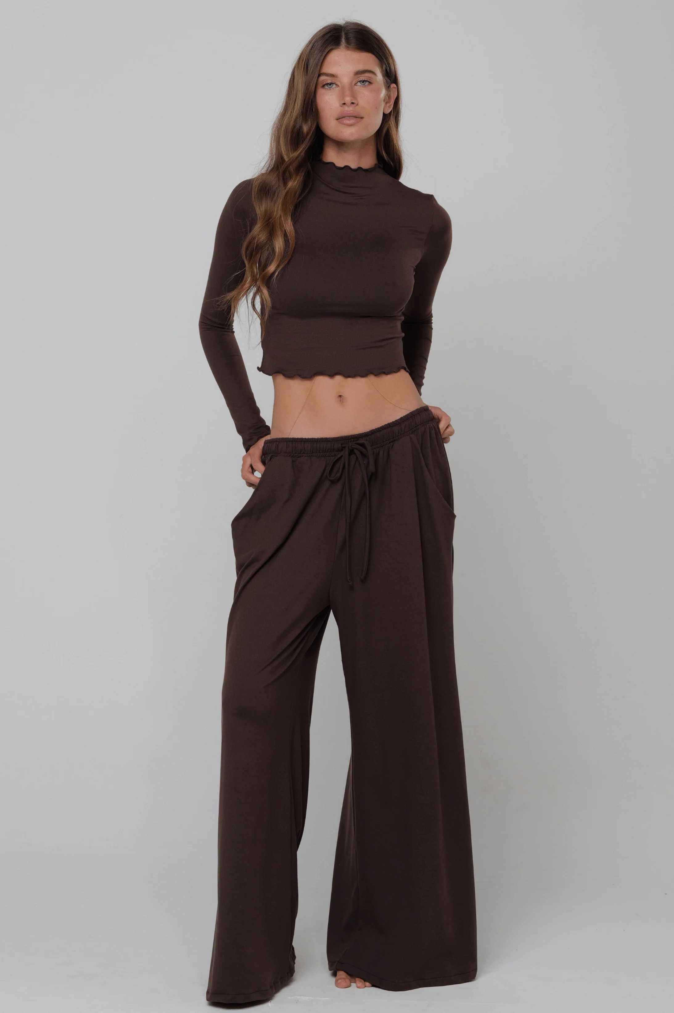 Chase Pant Second Skin in Cacoa