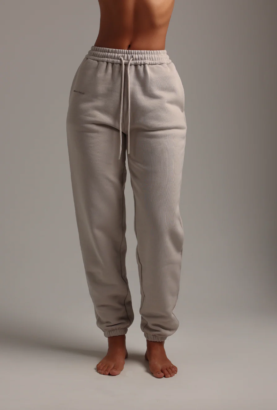 Jogger Fit Sweatpants - Buttercream