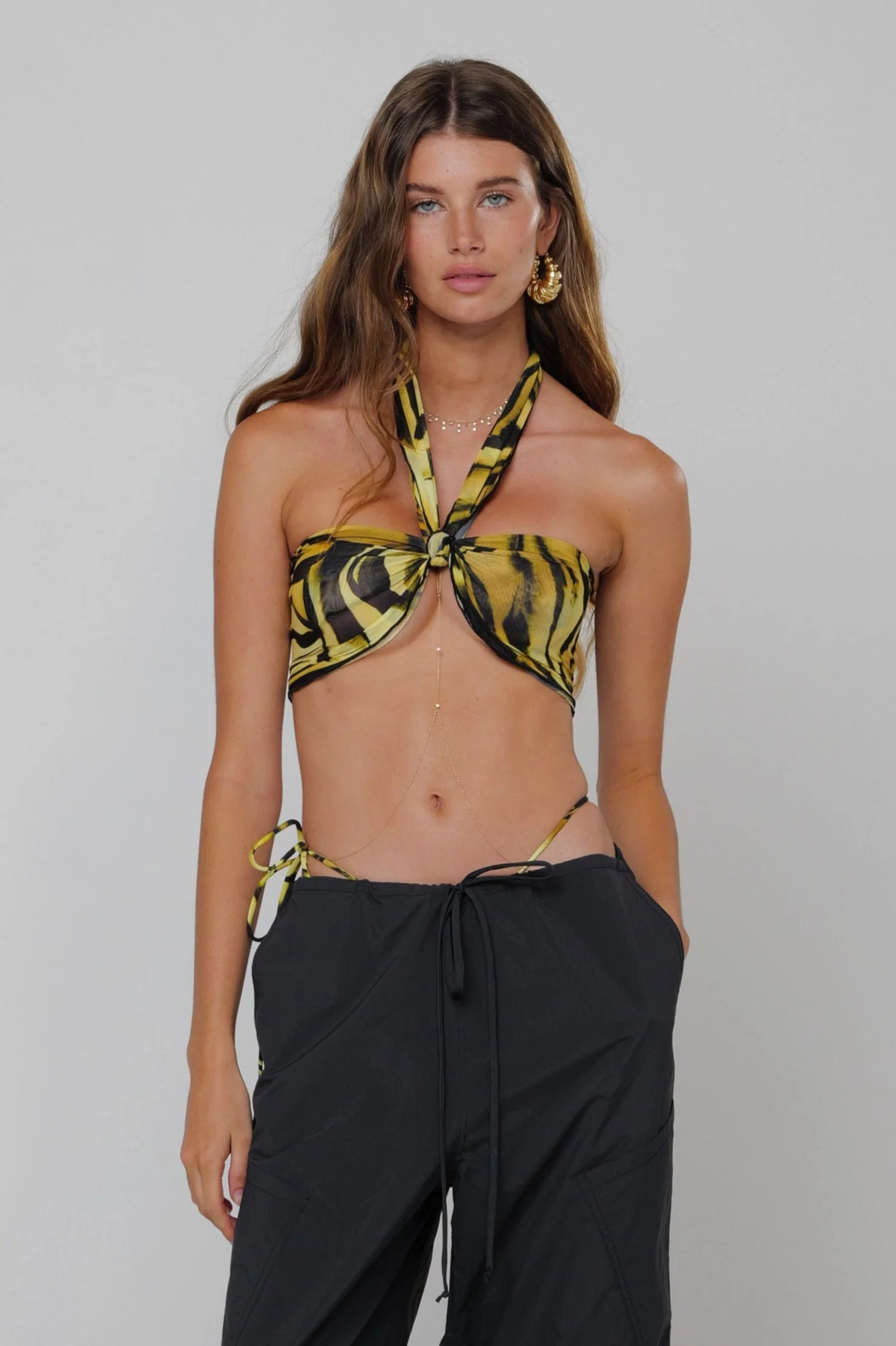 Scarf Top in Lioness