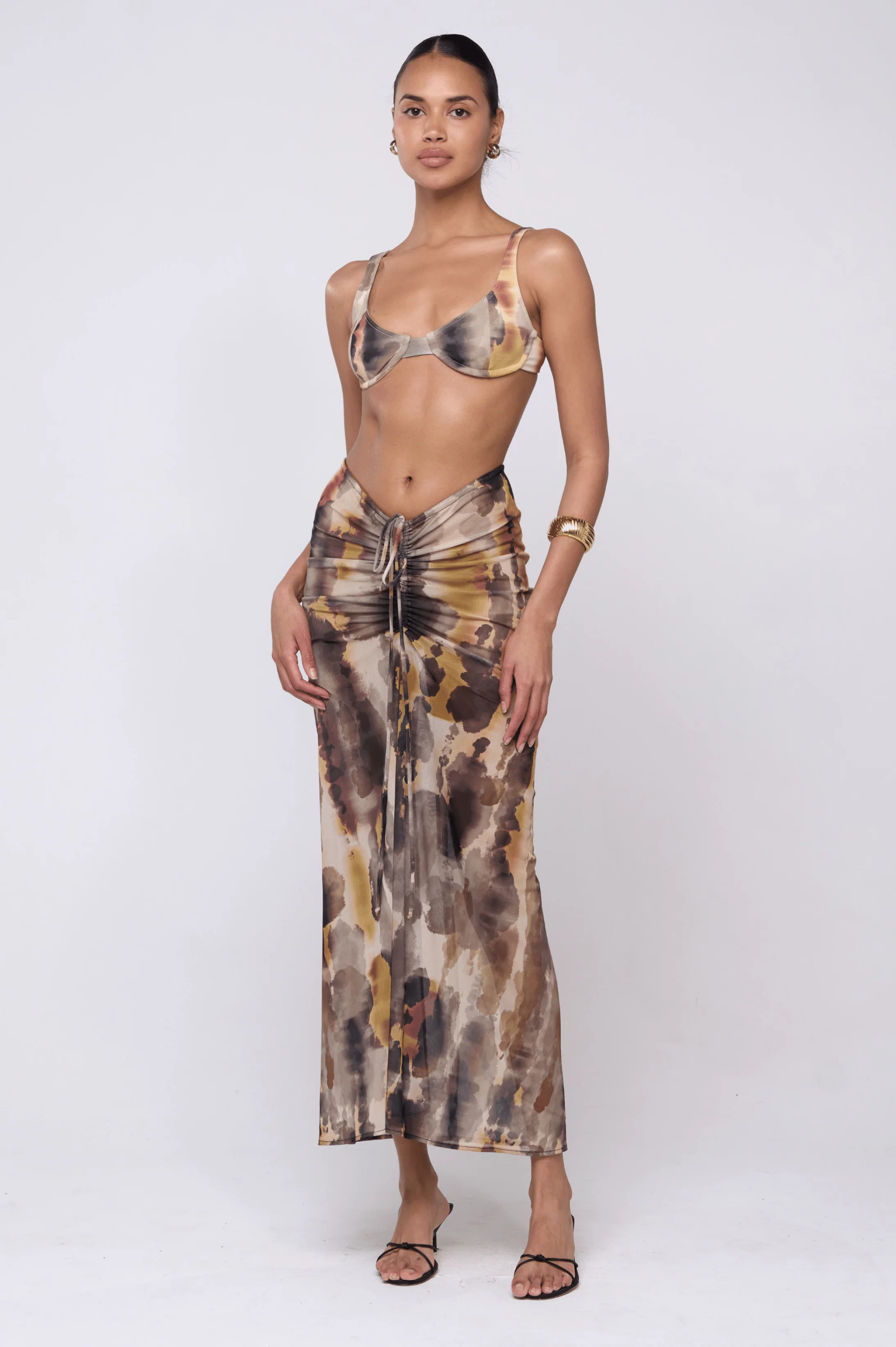 Ziggy Mesh Skirt in Dusk