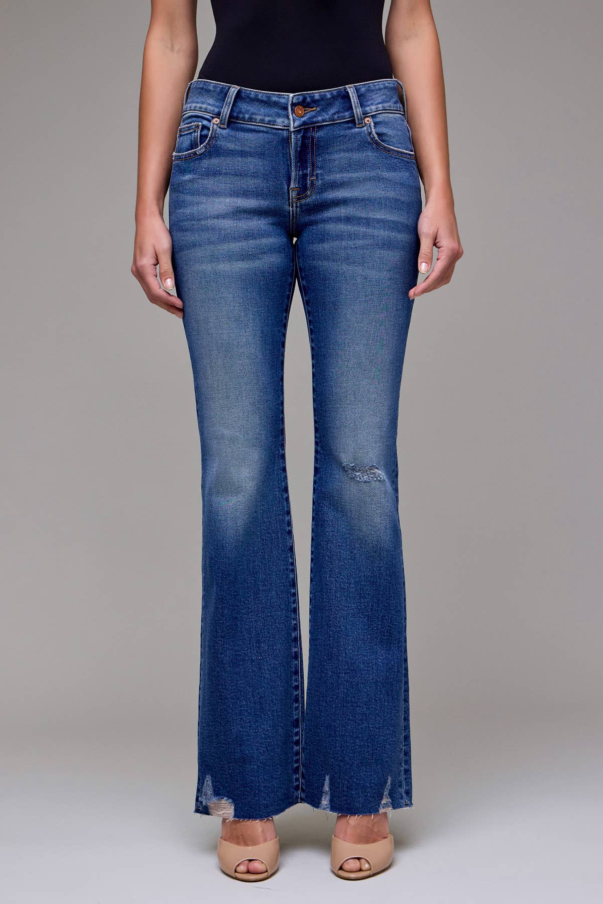 Low Rise Bootcut Denim