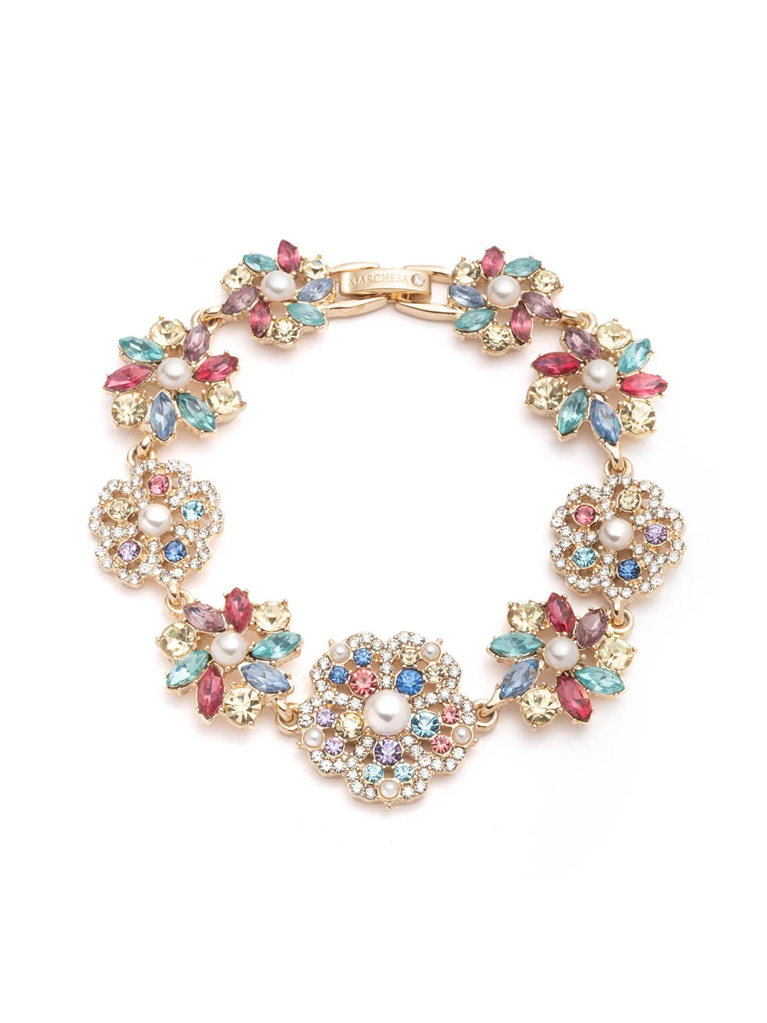 Multi Fresh Floral Bracelet