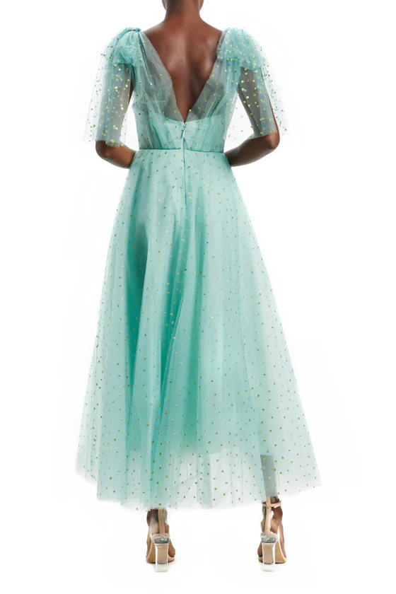 Glitter Star Tea Length Dress