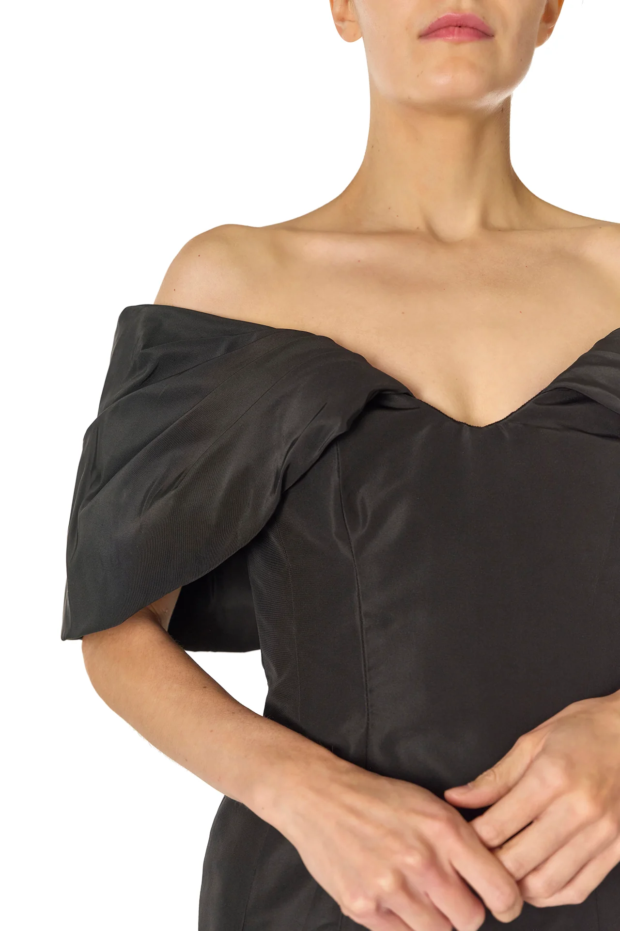 Off-The-Shoulder Column Dress