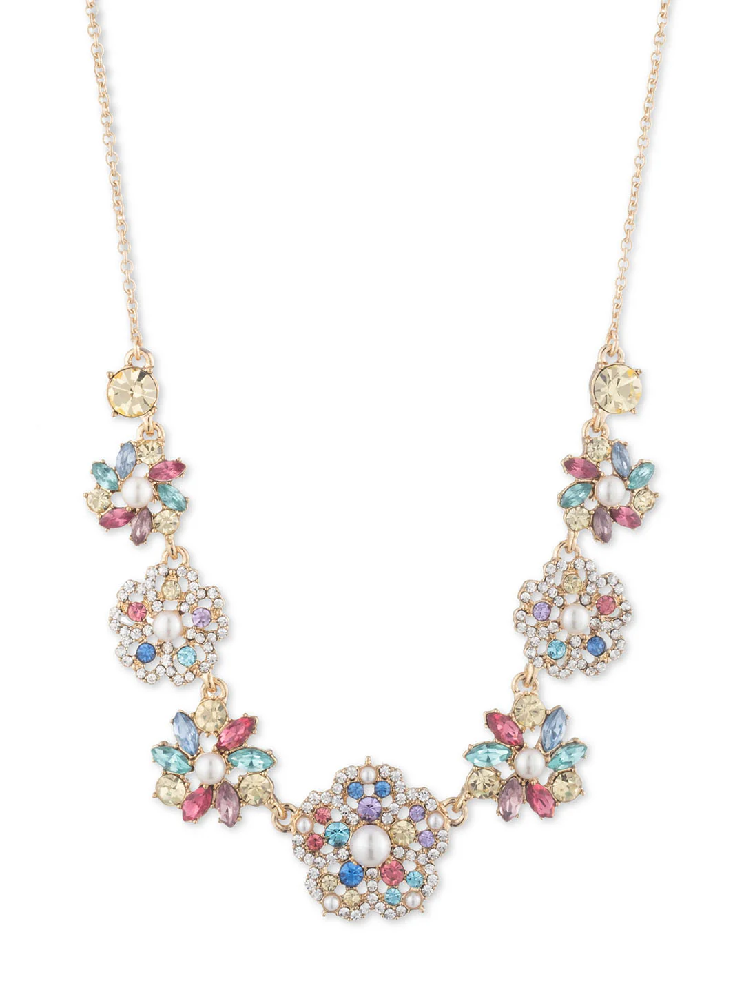 Multi Fresh Floral Necklace