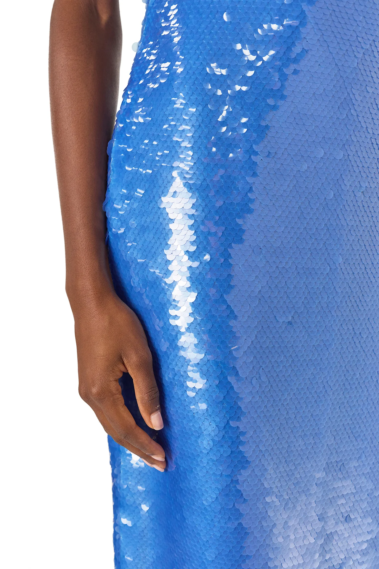 Strapless Sequin Column Dress