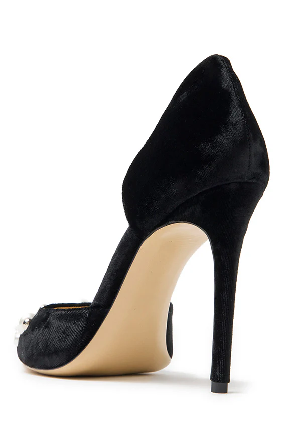 Shannon Velvet Pearl Pump