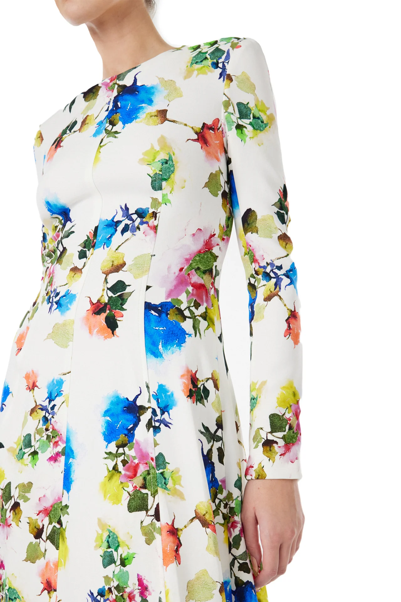 Floral Long Sleeve Day Dress