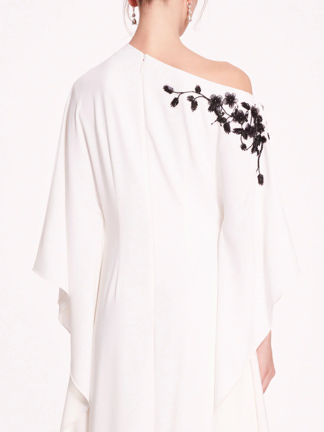 Embroidered Draped Kaftan