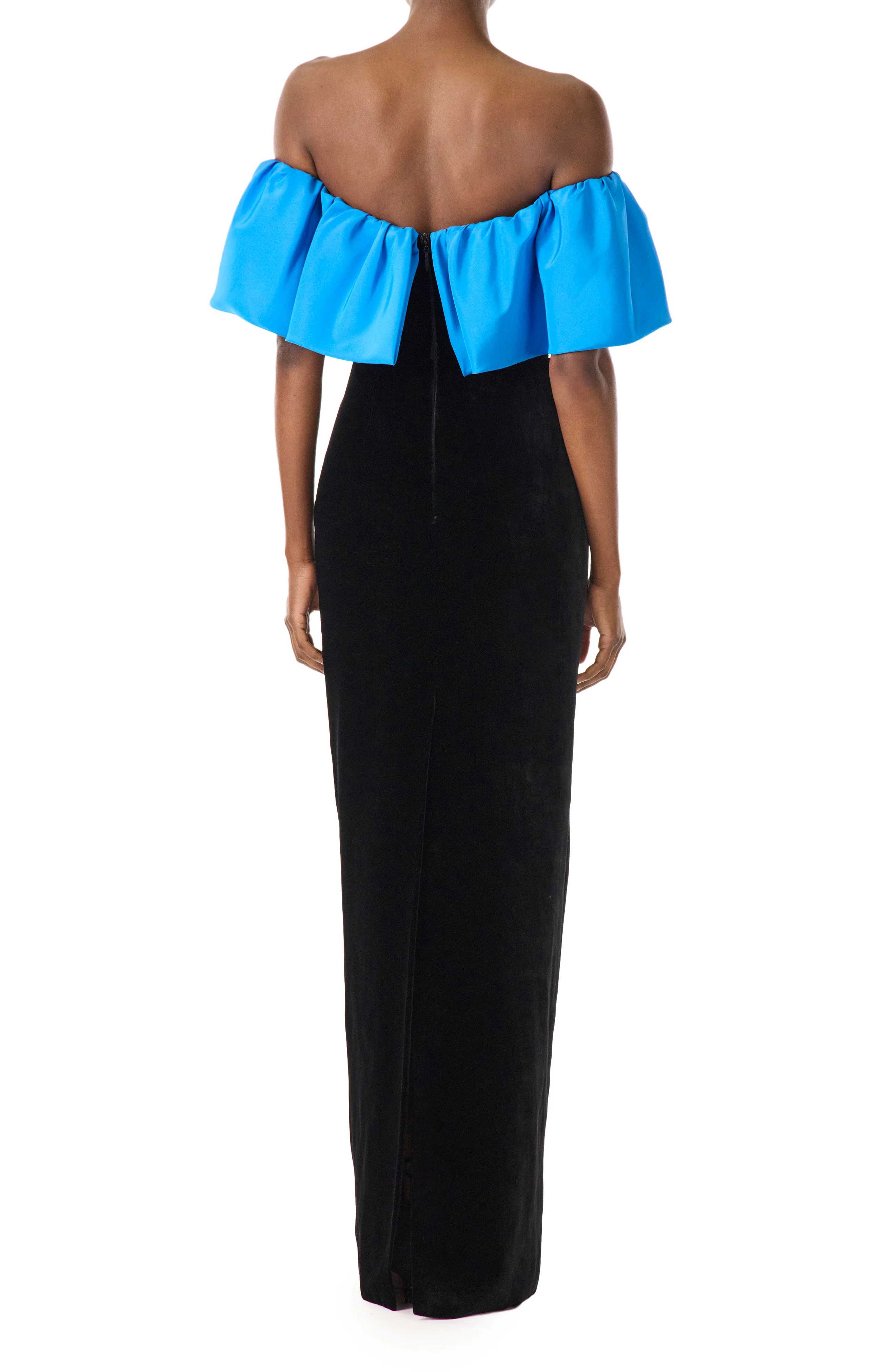 Off-the-Shoulder Column Gown