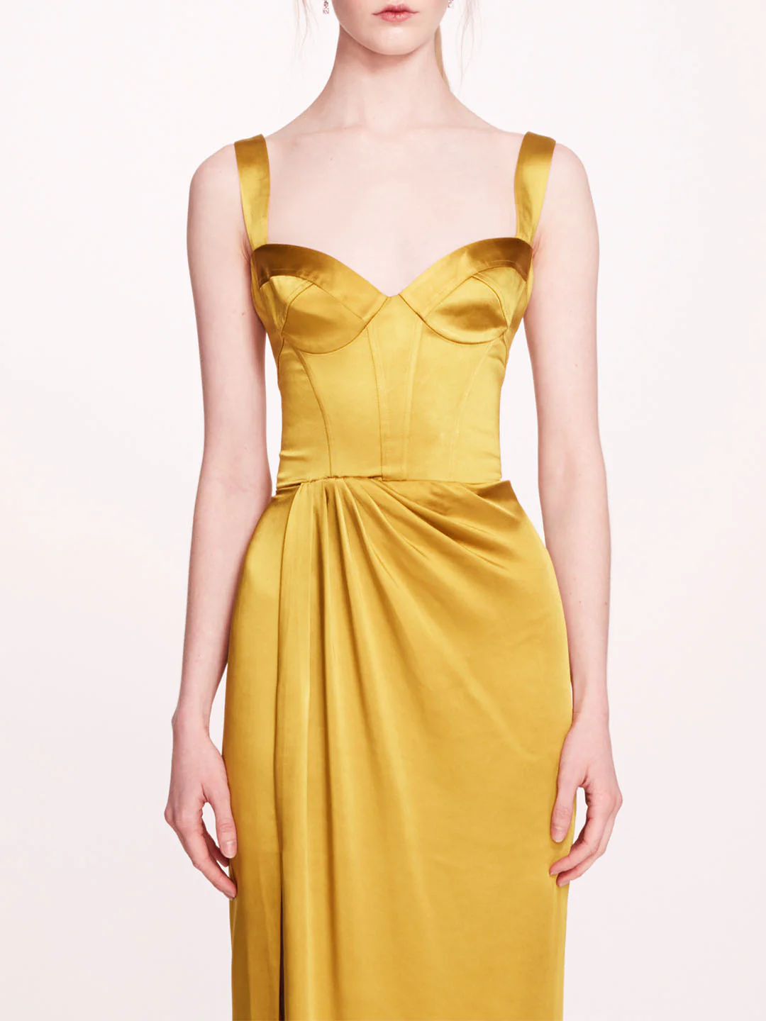 Satin Bustier Gown