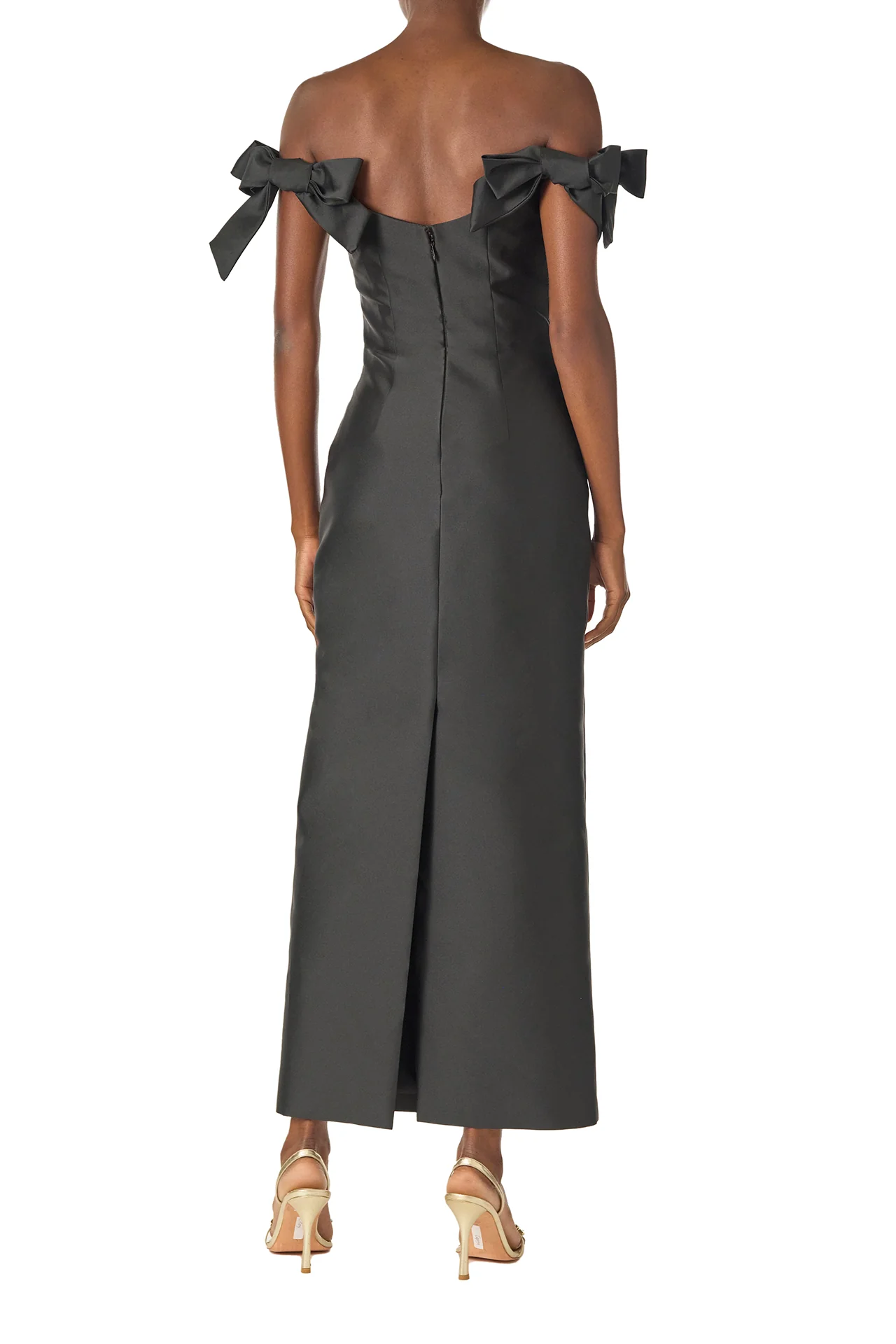 Off the Shoulder Bow Sleeve Sheath