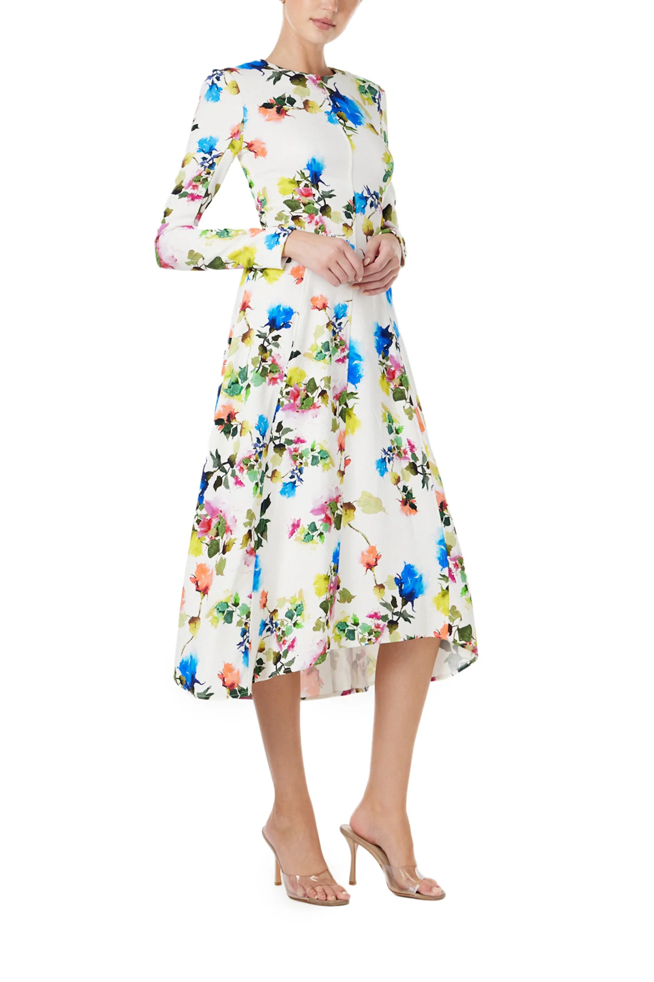 Floral Long Sleeve Day Dress