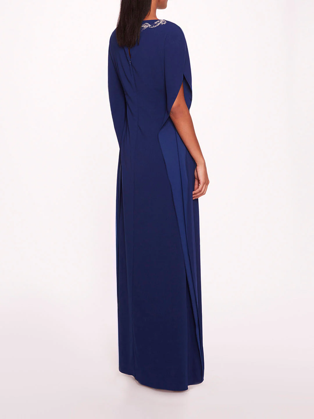 Embroidered Crepe Kaftan