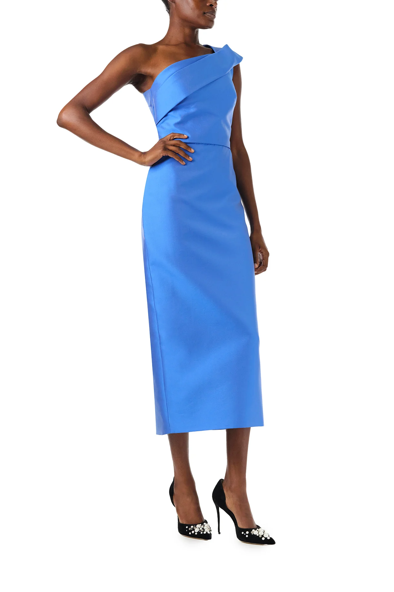 One Shoulder Column Dress